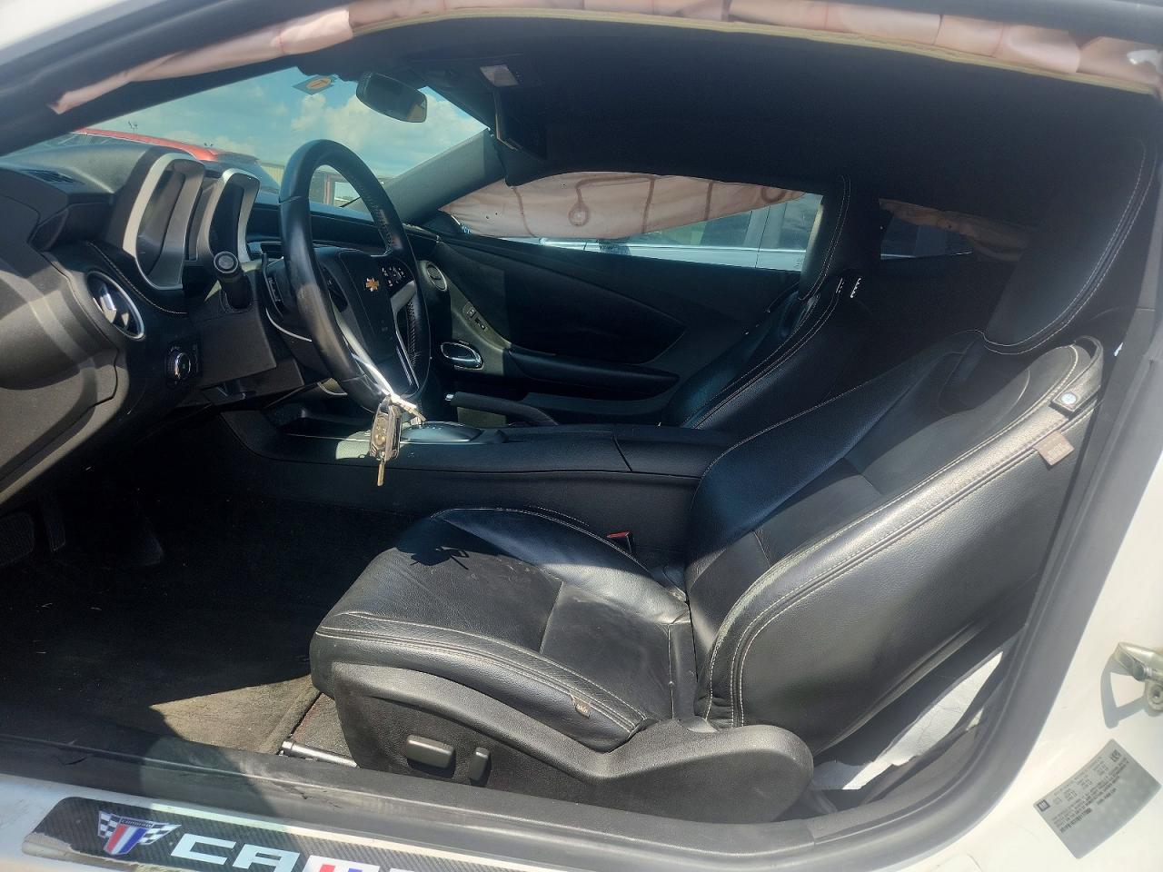 2014 Chevrolet Camaro Lt White vin: 2G1FB1E37E9177356