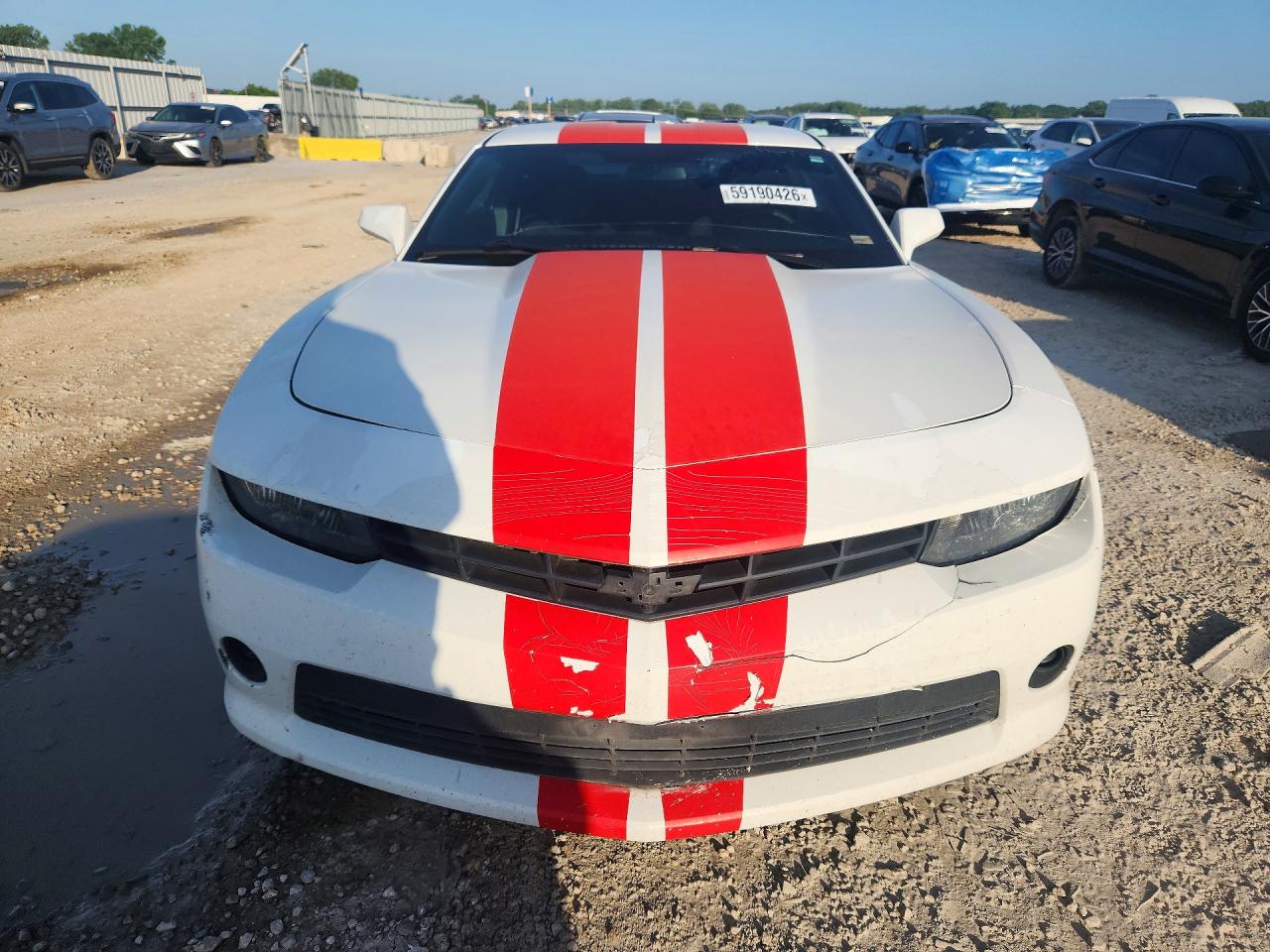 2014 Chevrolet Camaro Lt White vin: 2G1FB1E37E9183528