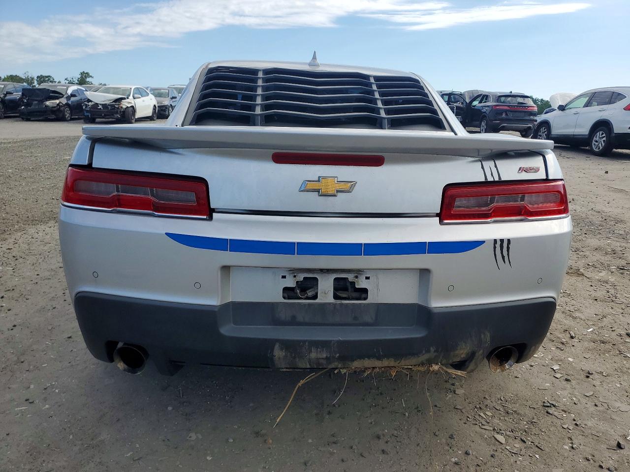 2014 Chevrolet Camaro Lt Silver vin: 2G1FB1E37E9253481