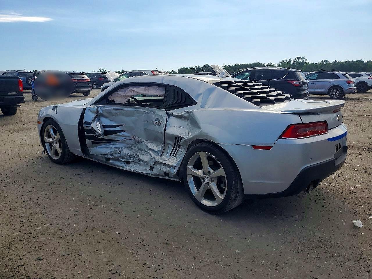 2014 Chevrolet Camaro Lt Silver vin: 2G1FB1E37E9253481