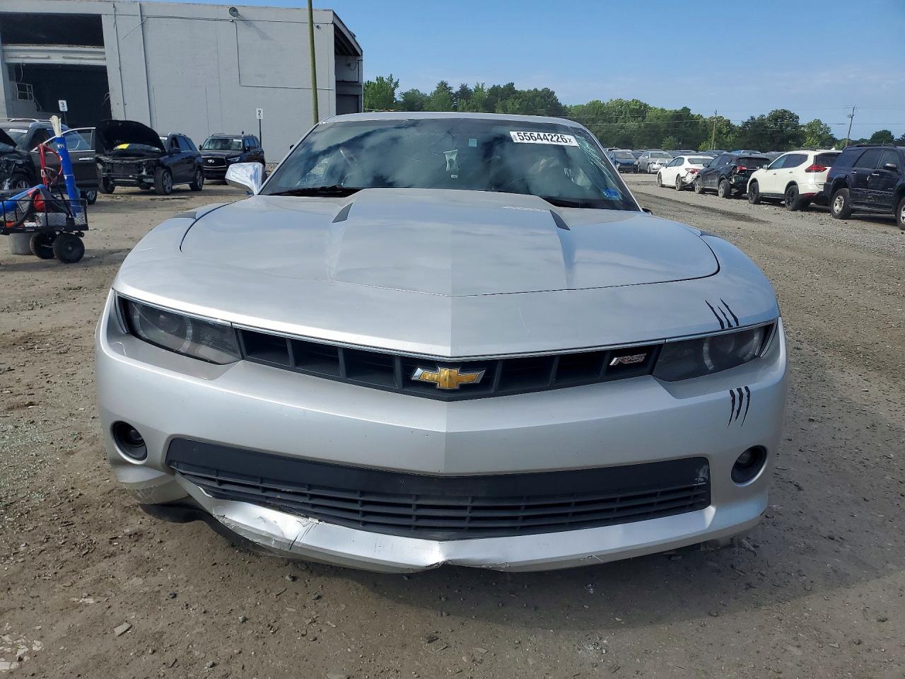 2014 Chevrolet Camaro Lt Silver vin: 2G1FB1E37E9253481