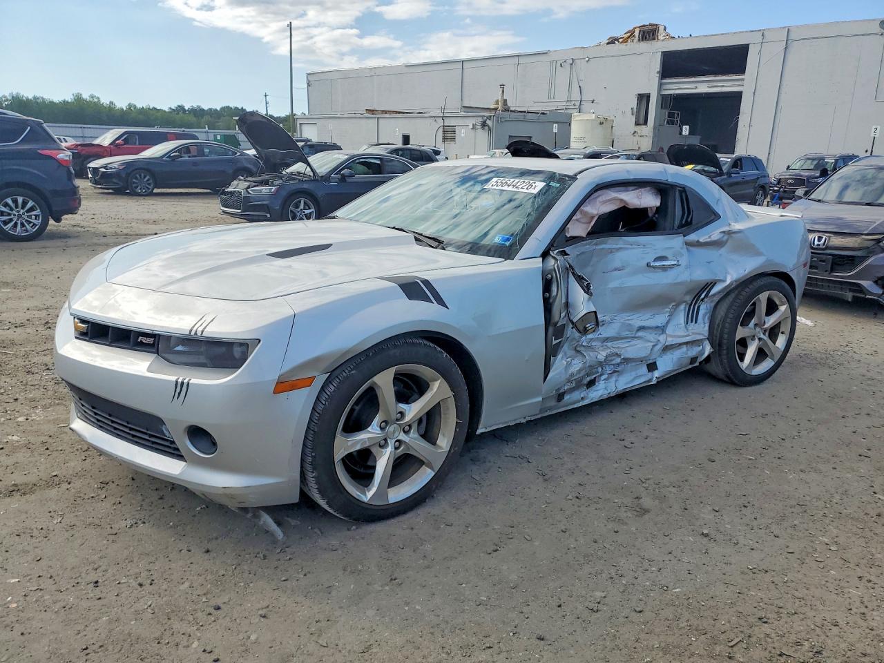 2014 Chevrolet Camaro Lt Серебряный vin: 2G1FB1E37E9253481