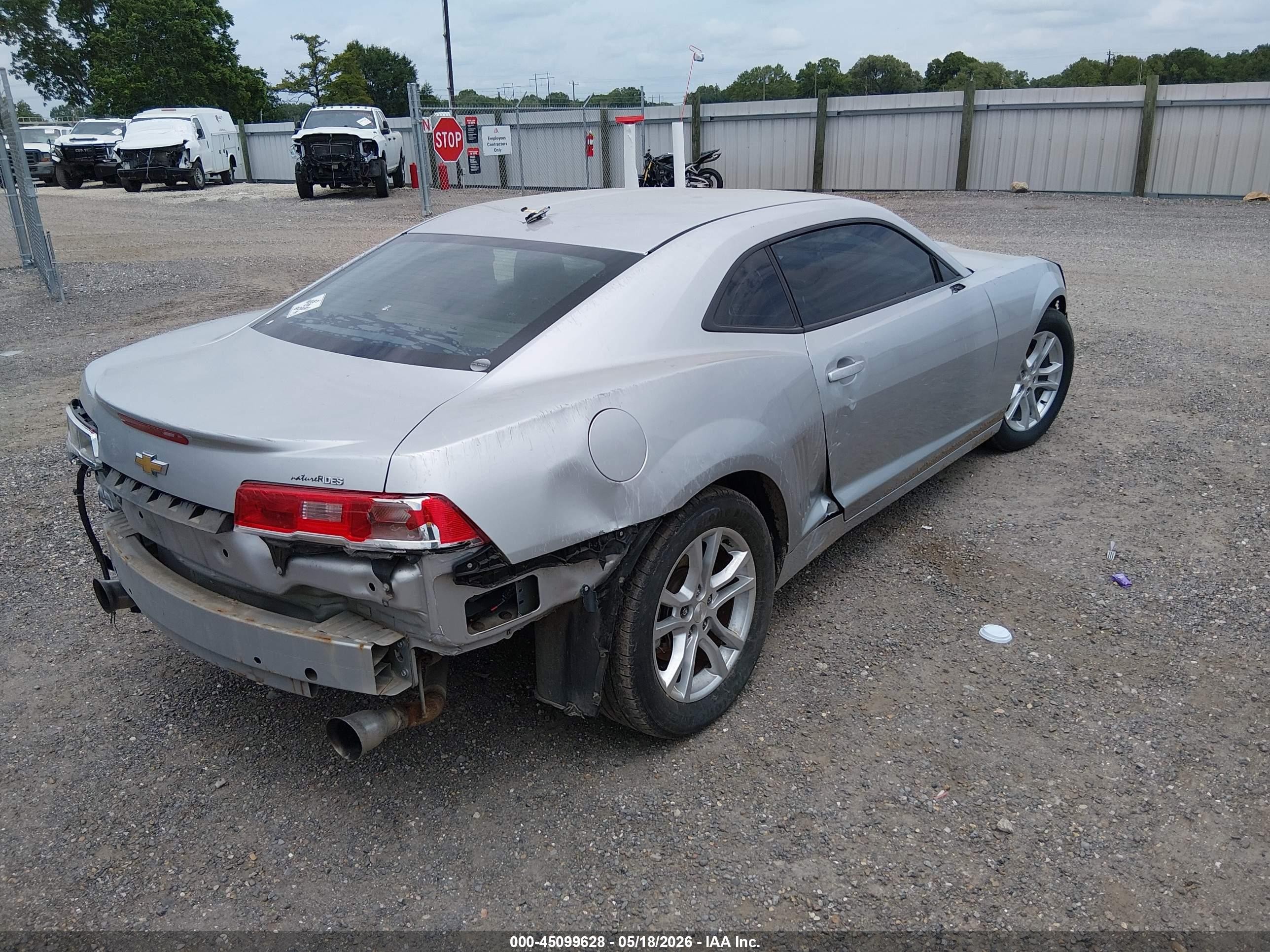 2015 Chevrolet Camaro 2ls Gray vin: 2G1FB1E37F9110094