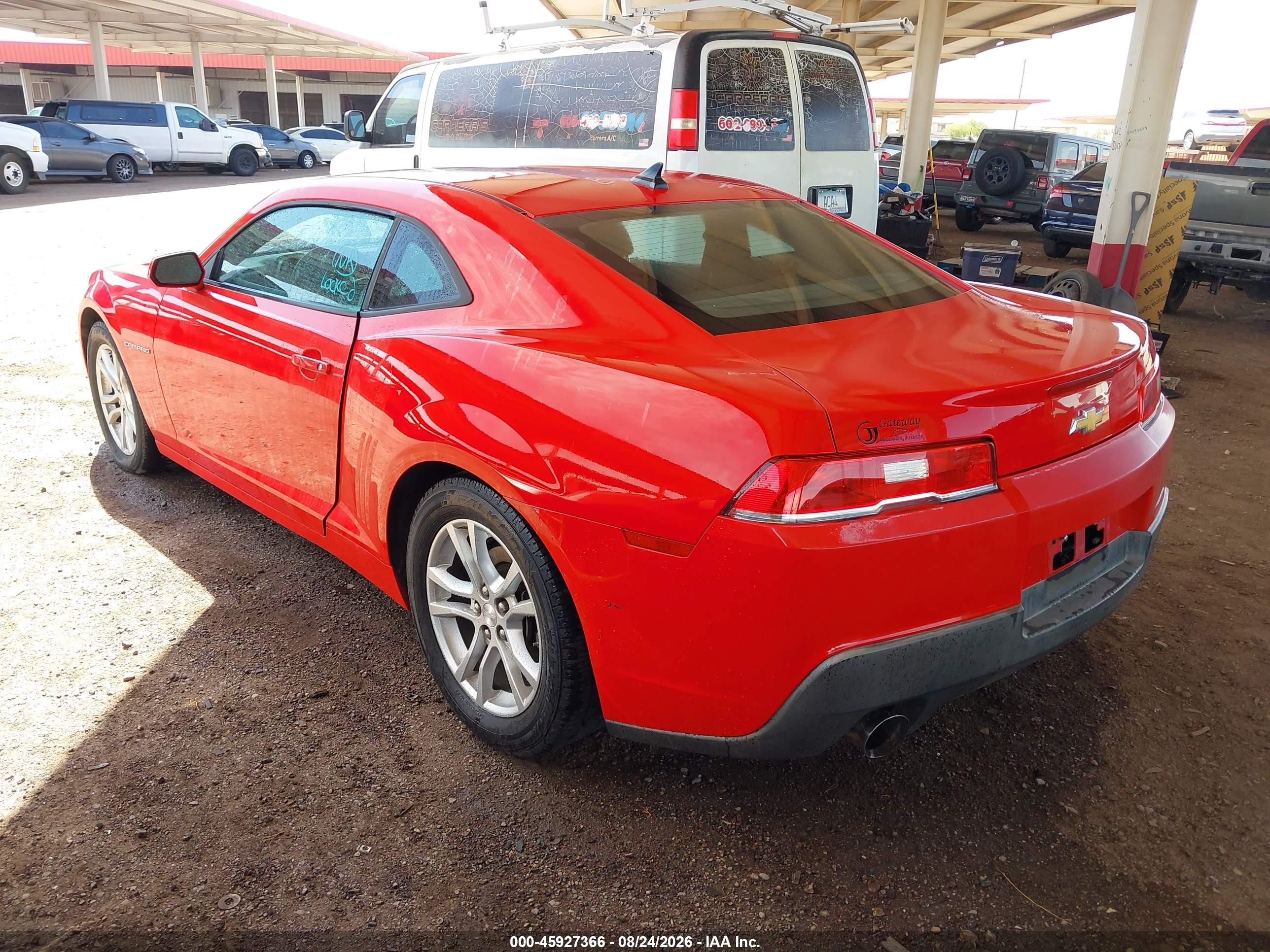 2015 Chevrolet Camaro 2ls Красный vin: 2G1FB1E37F9117644