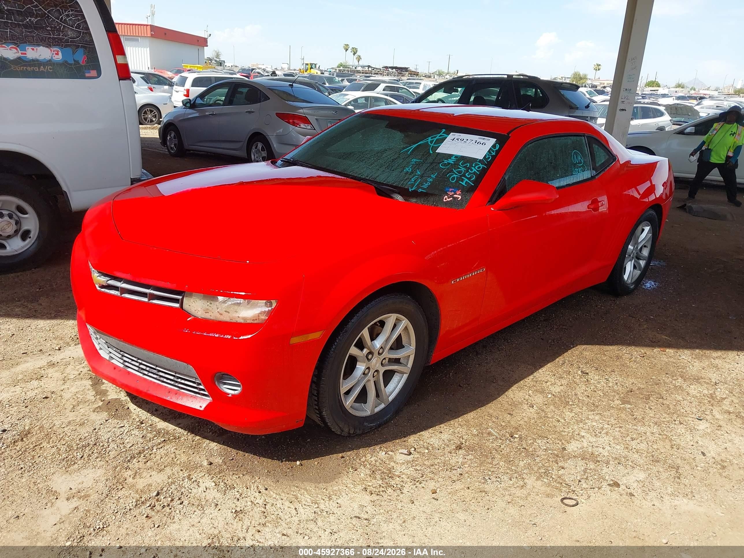 2015 Chevrolet Camaro 2ls Красный vin: 2G1FB1E37F9117644