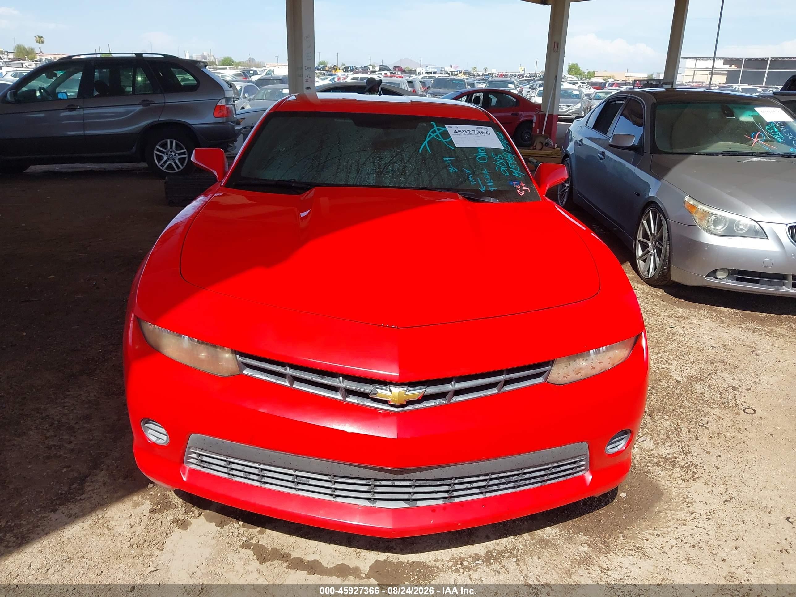 2015 Chevrolet Camaro 2ls Красный vin: 2G1FB1E37F9117644