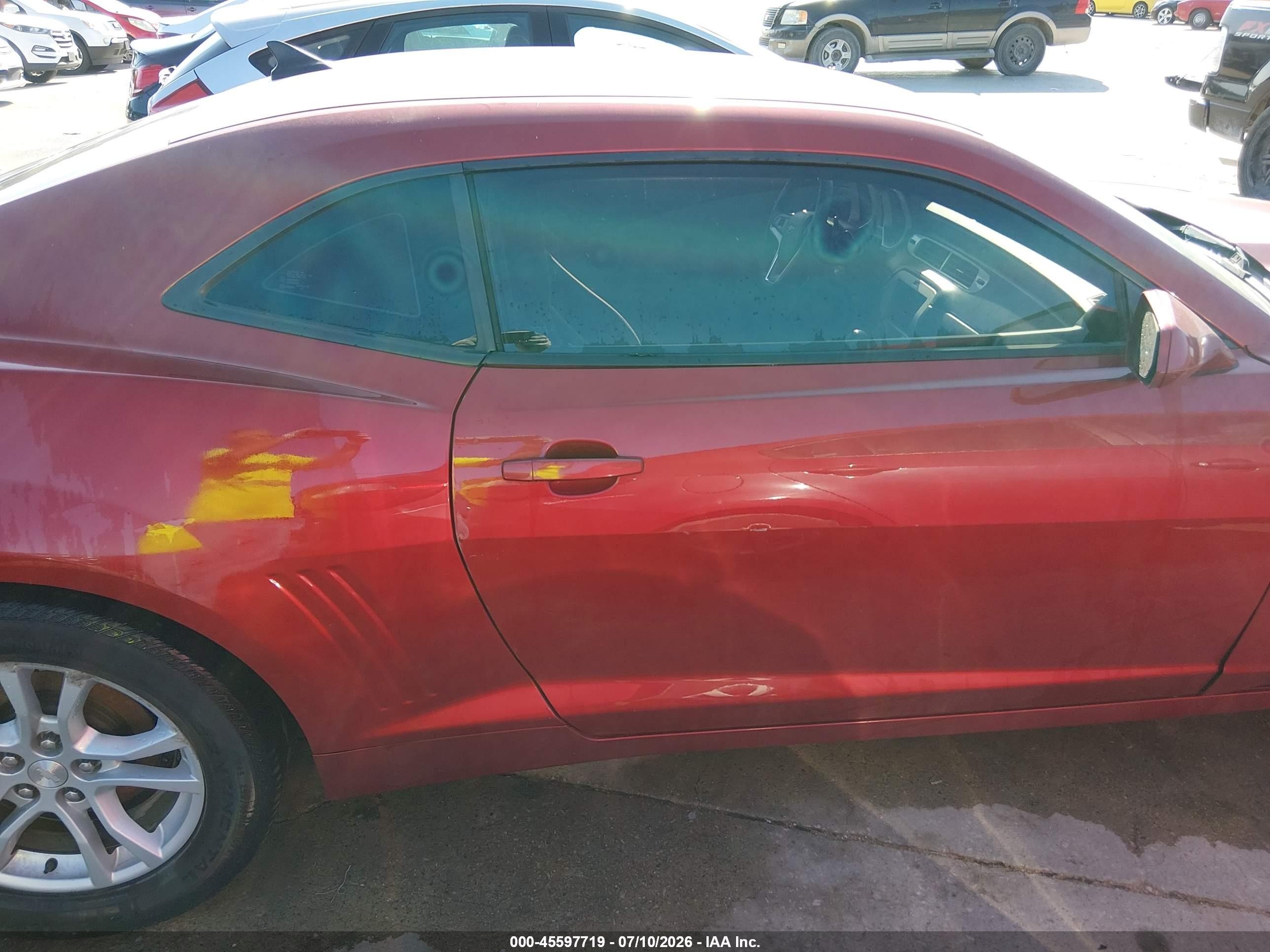 2015 Chevrolet Camaro 2ls Maroon vin: 2G1FB1E37F9121984