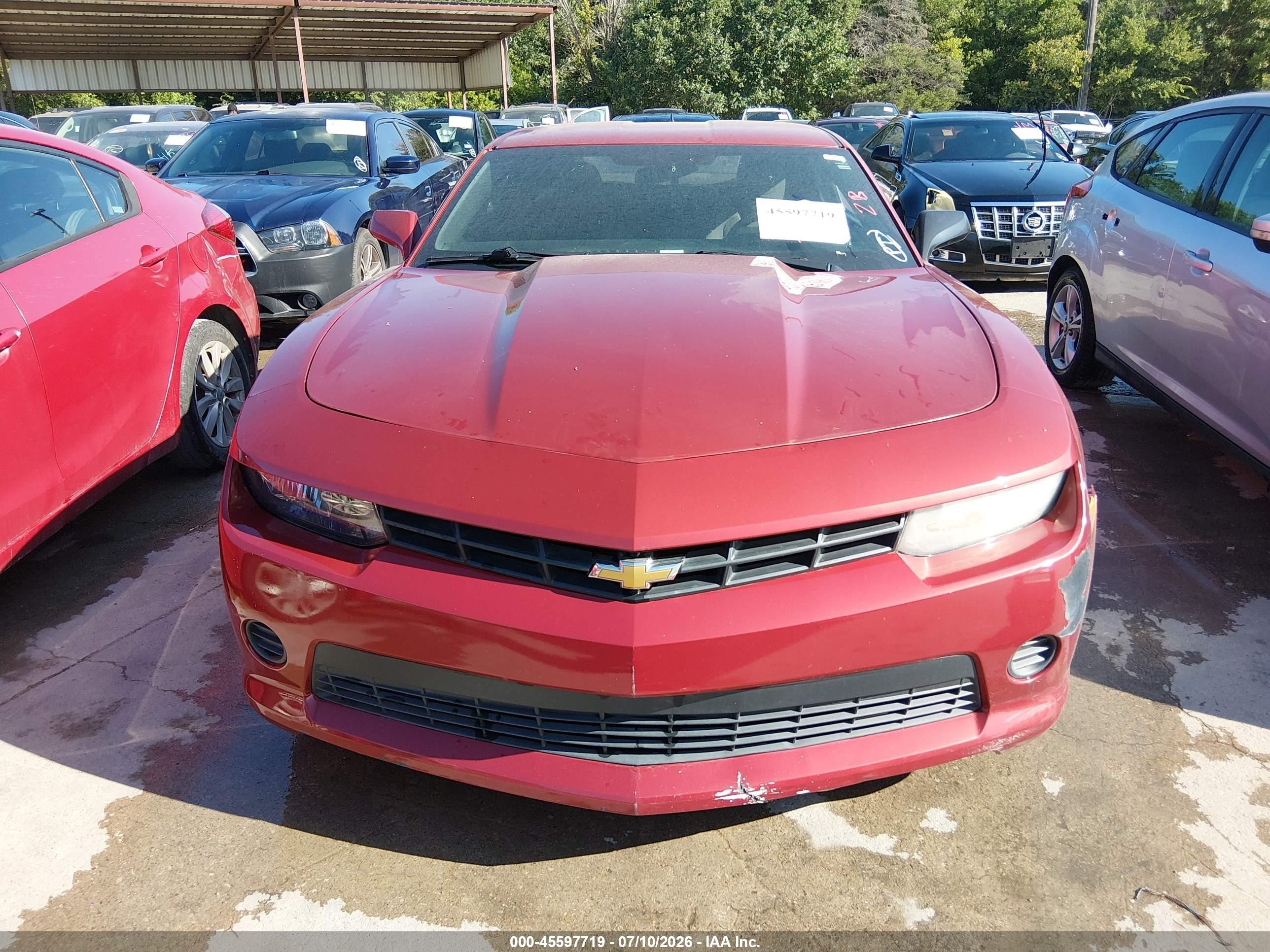 2015 Chevrolet Camaro 2ls Maroon vin: 2G1FB1E37F9121984