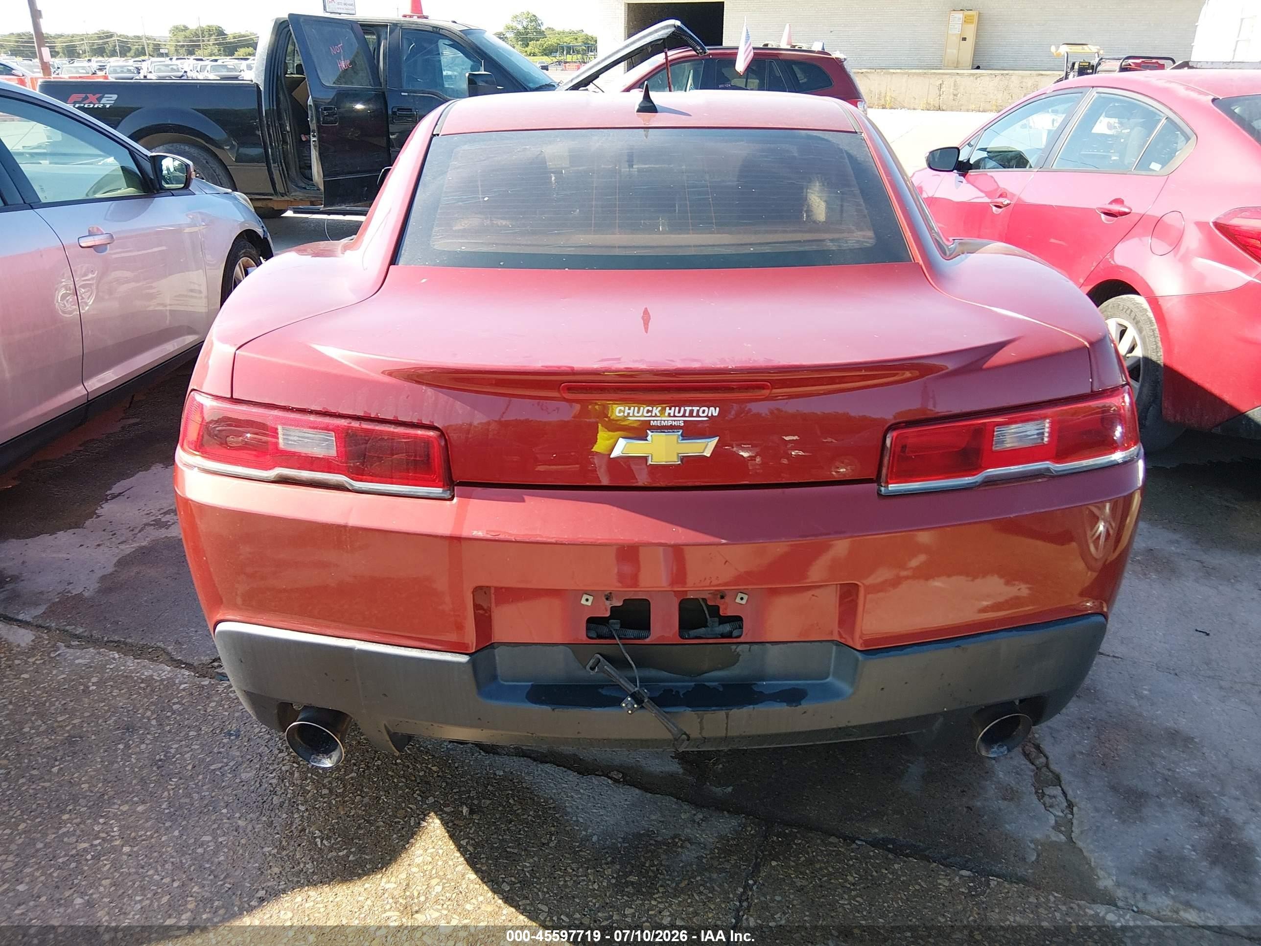 2015 Chevrolet Camaro 2ls Maroon vin: 2G1FB1E37F9121984