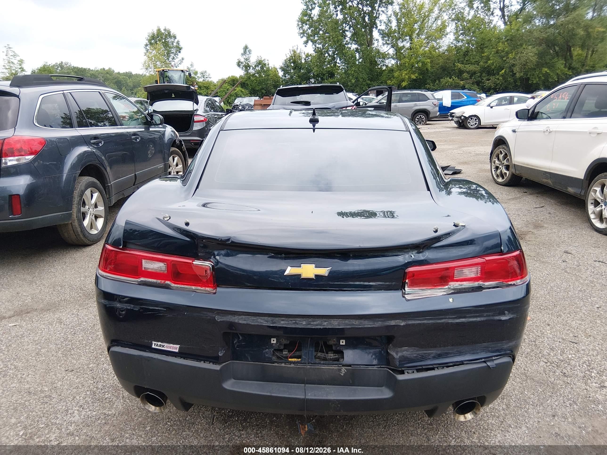 2015 Chevrolet Camaro 2ls Navy vin: 2G1FB1E37F9141586