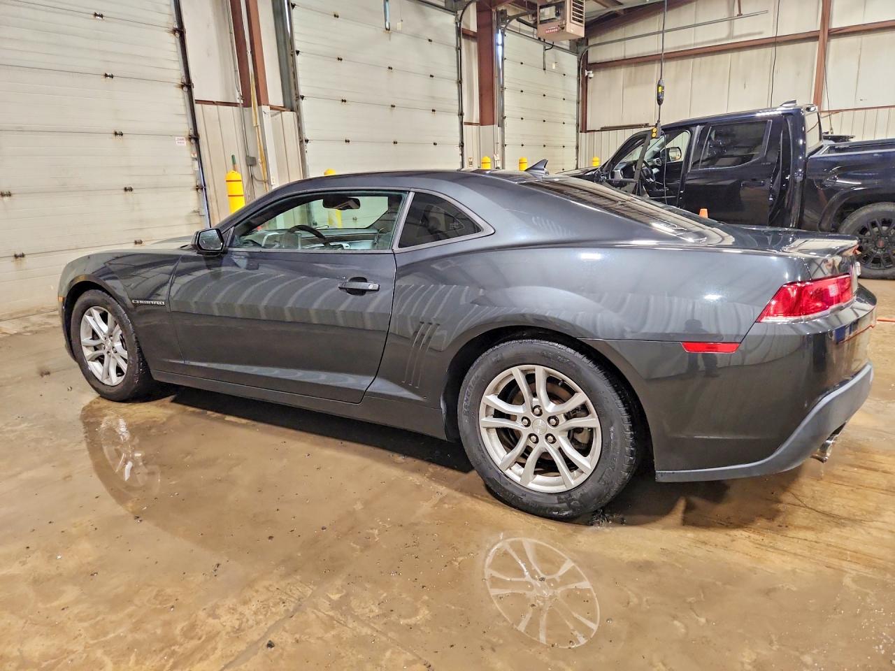 2015 Chevrolet Camaro Ls Gray vin: 2G1FB1E37F9161353