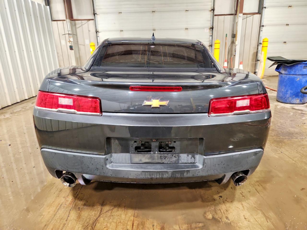 2015 Chevrolet Camaro Ls Gray vin: 2G1FB1E37F9161353