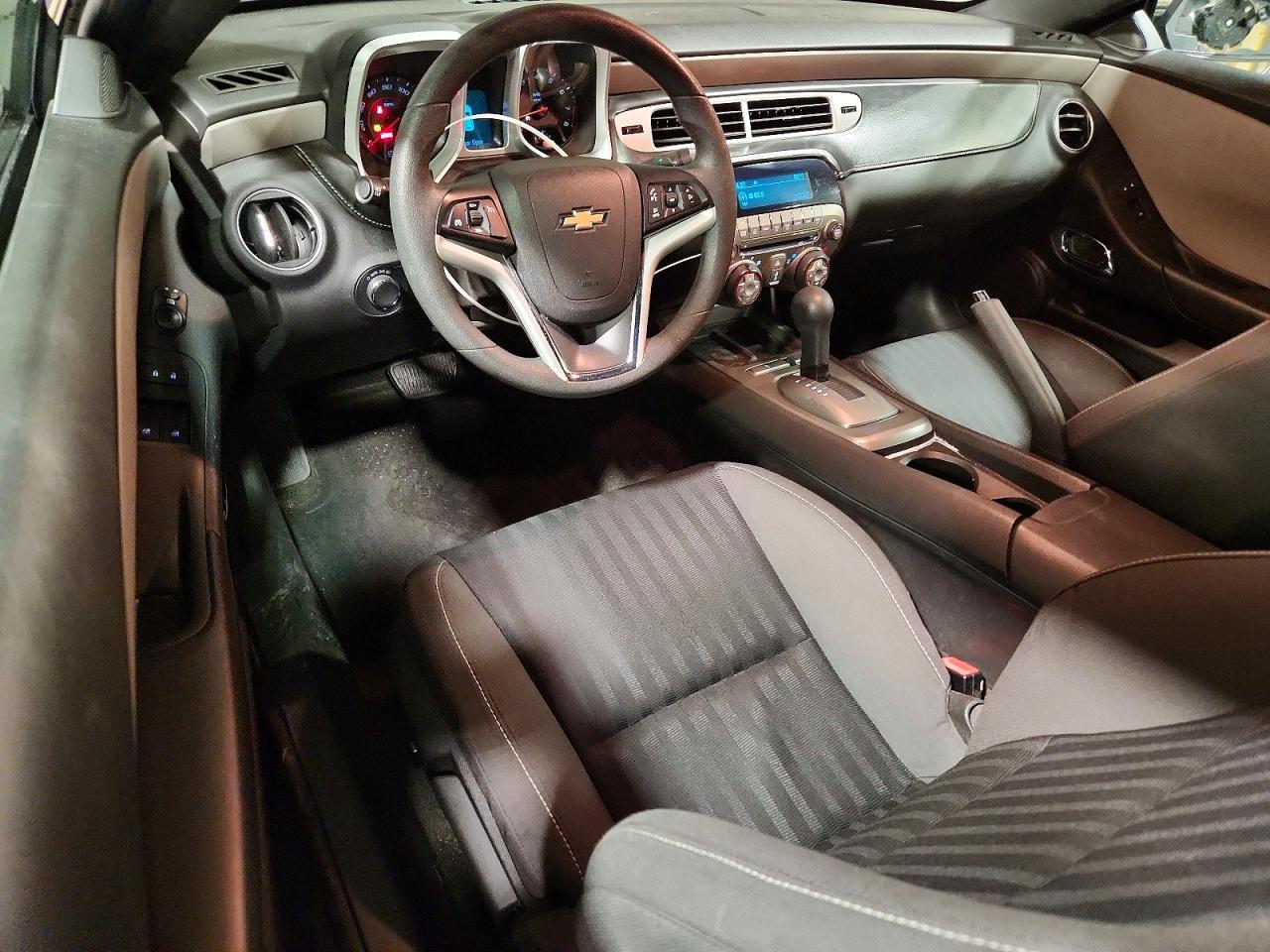 2015 Chevrolet Camaro Ls Gray vin: 2G1FB1E37F9161353