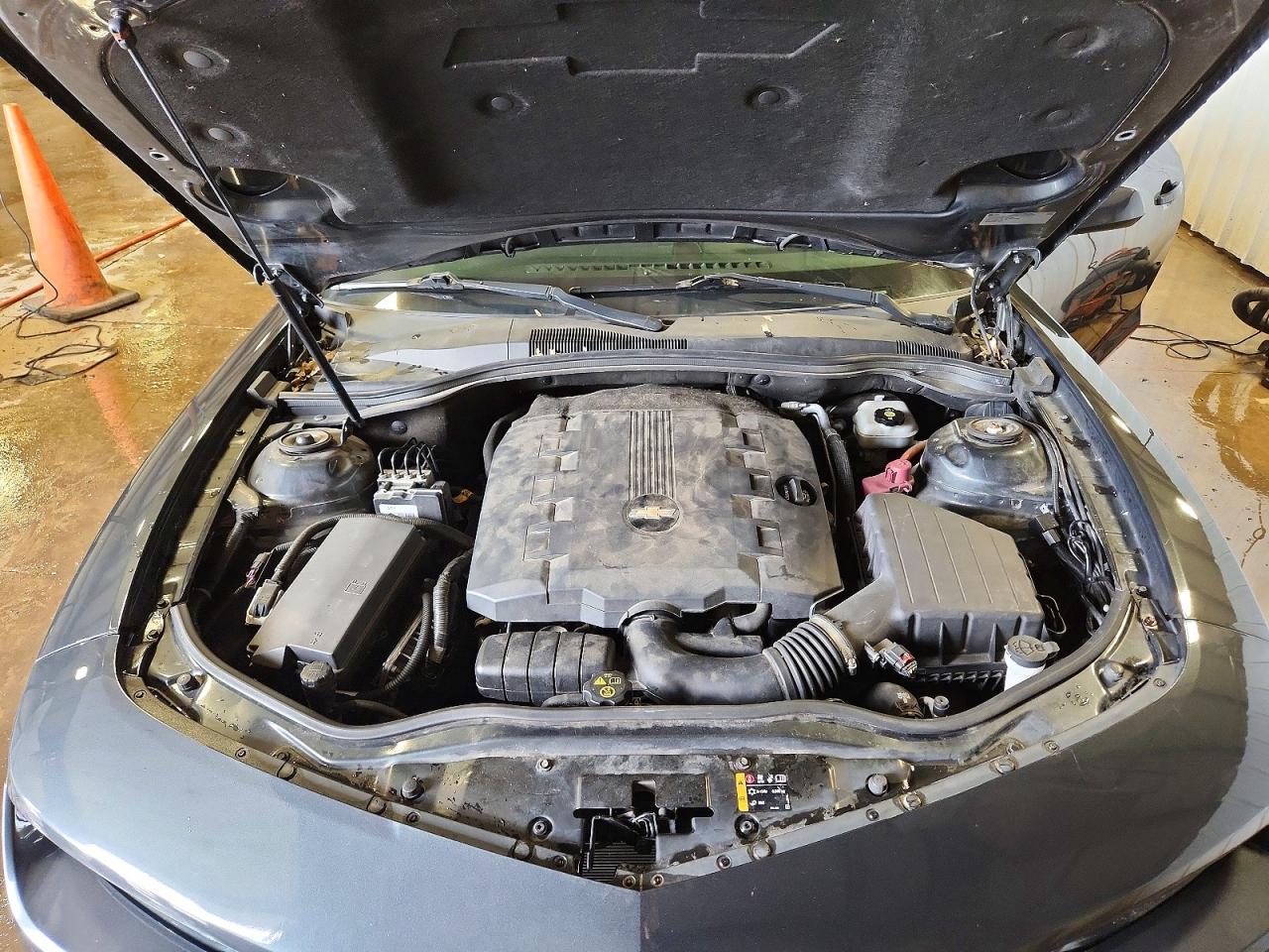 2015 Chevrolet Camaro Ls Gray vin: 2G1FB1E37F9161353