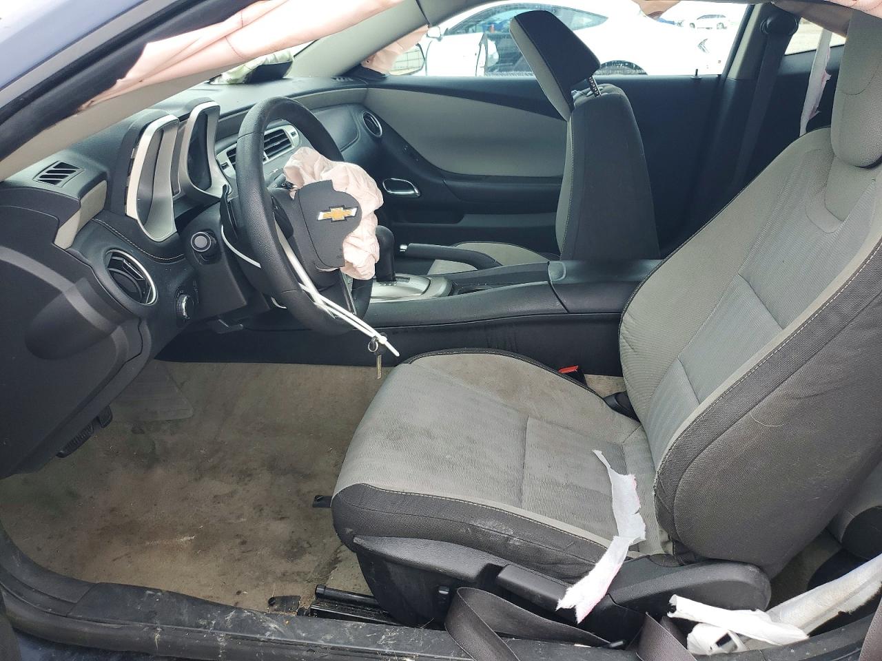 2015 Chevrolet Camaro Ls Blue vin: 2G1FB1E37F9176533