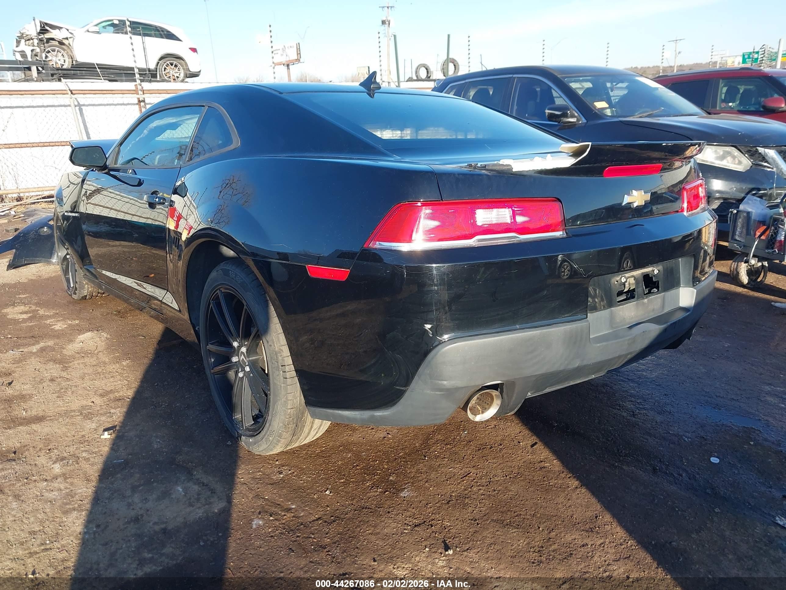 2015 Chevrolet Camaro 2ls Black vin: 2G1FB1E37F9185958