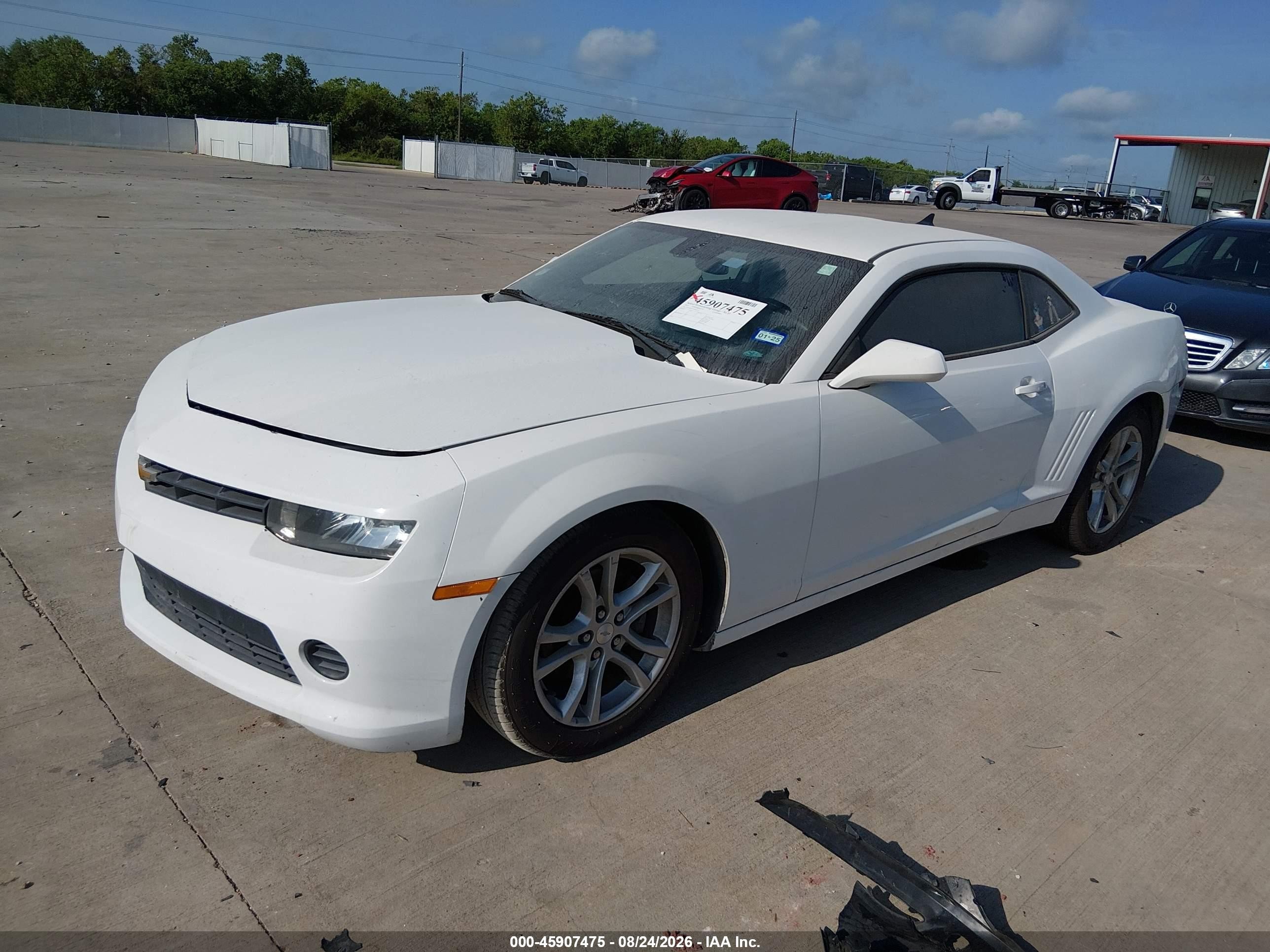 2015 Chevrolet Camaro 2ls White vin: 2G1FB1E37F9191372