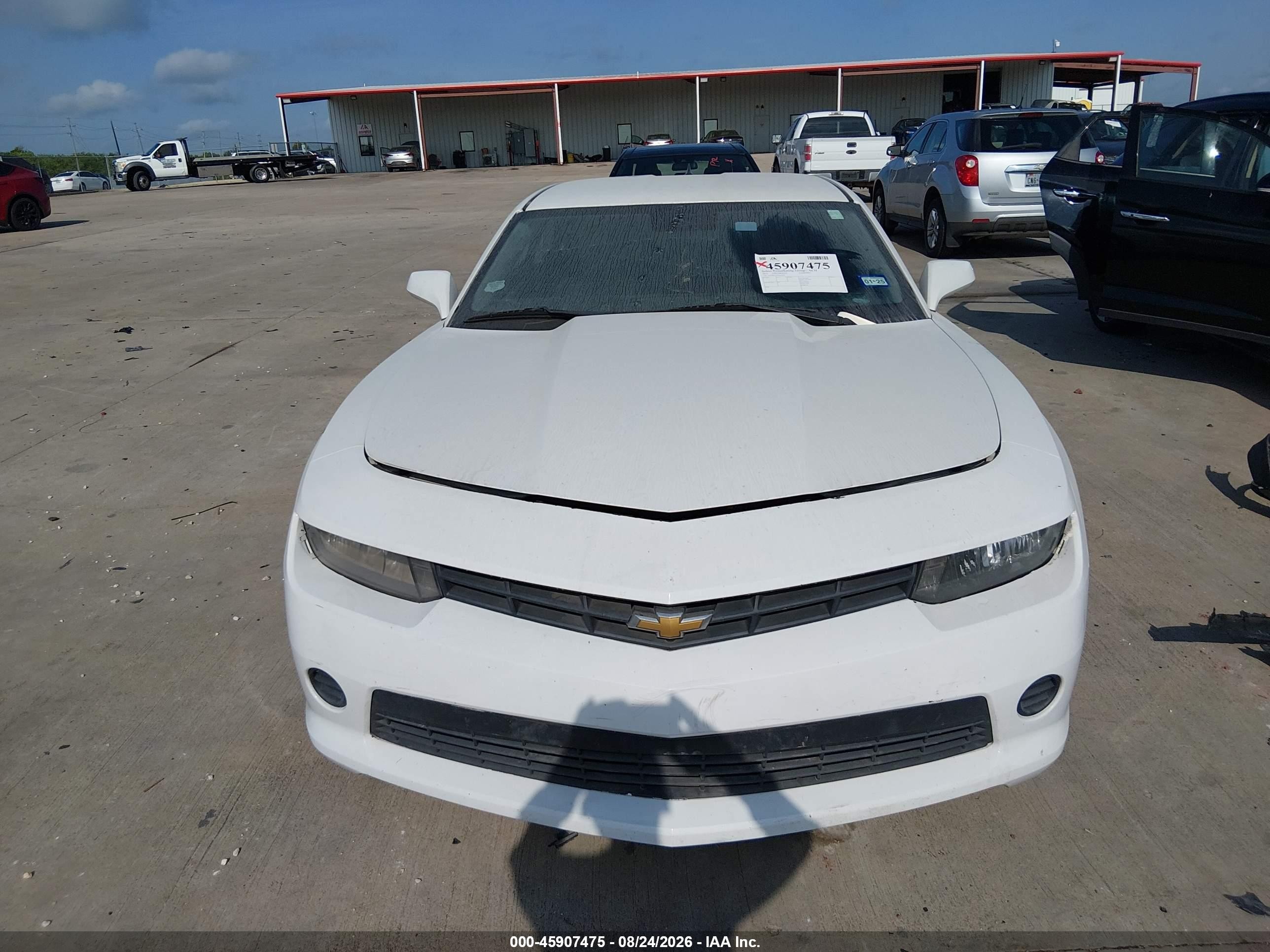 2015 Chevrolet Camaro 2ls White vin: 2G1FB1E37F9191372