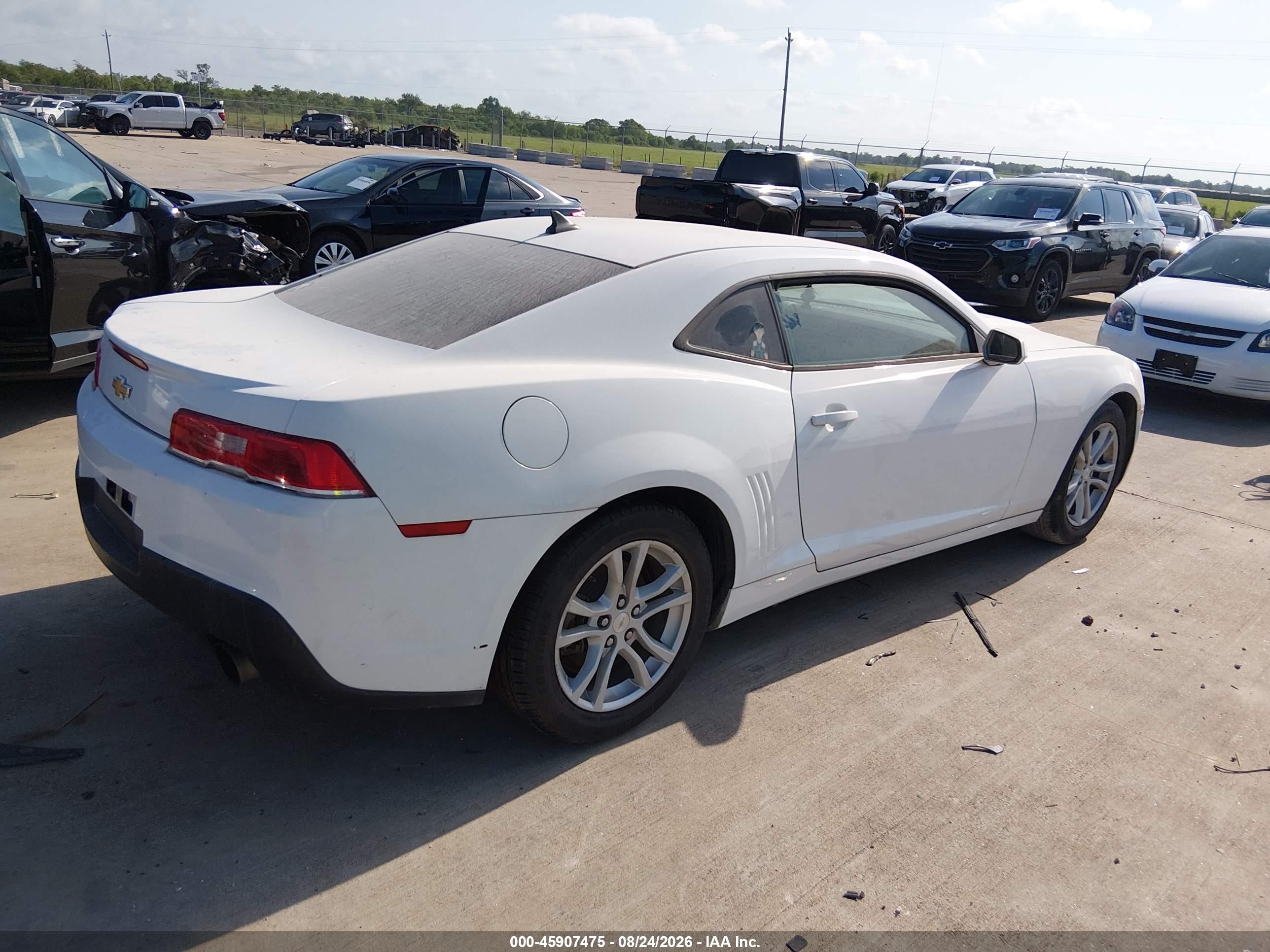 2015 Chevrolet Camaro 2ls White vin: 2G1FB1E37F9191372