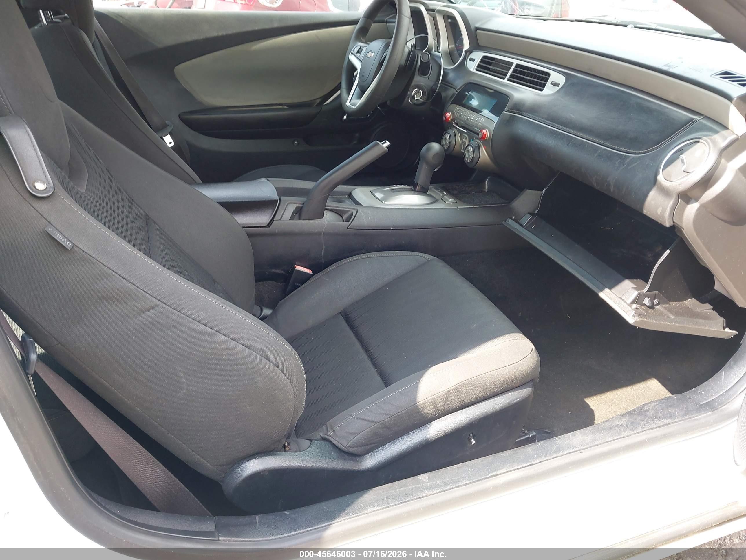 2015 Chevrolet Camaro 2ls White vin: 2G1FB1E37F9214665