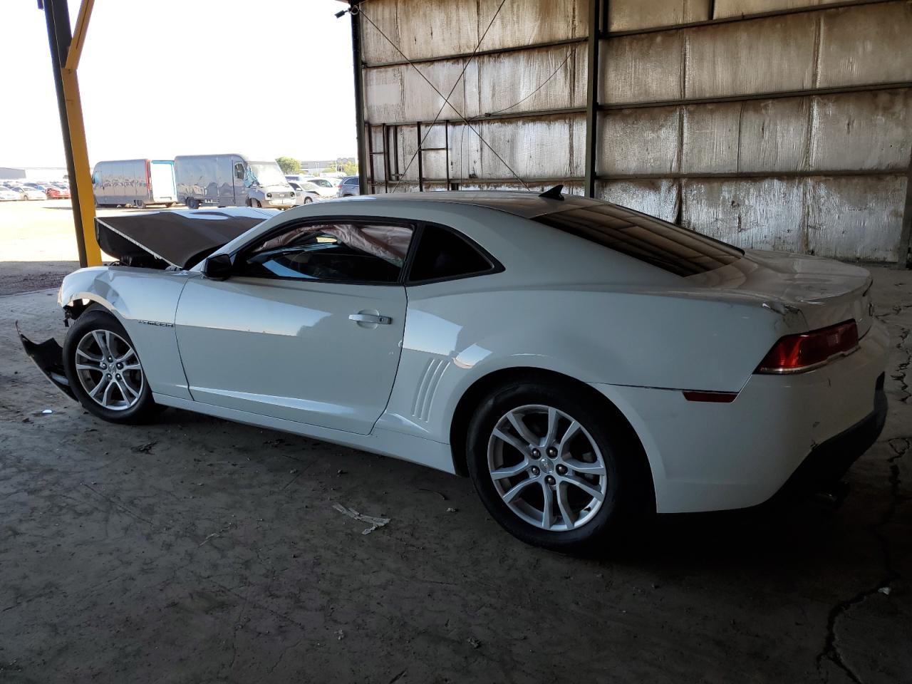 2015 Chevrolet Camaro Ls White vin: 2G1FB1E37F9238593