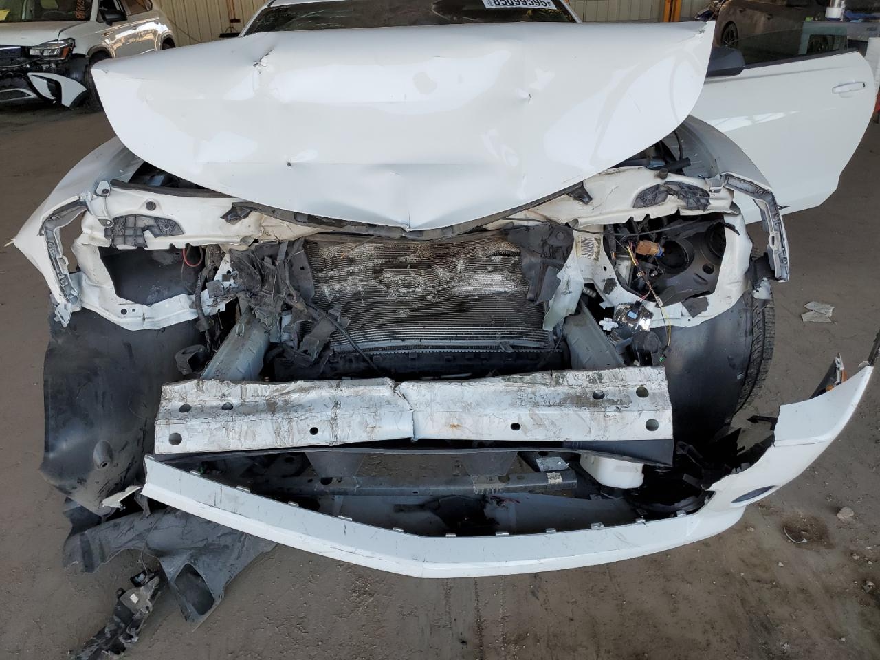 2015 Chevrolet Camaro Ls White vin: 2G1FB1E37F9238593