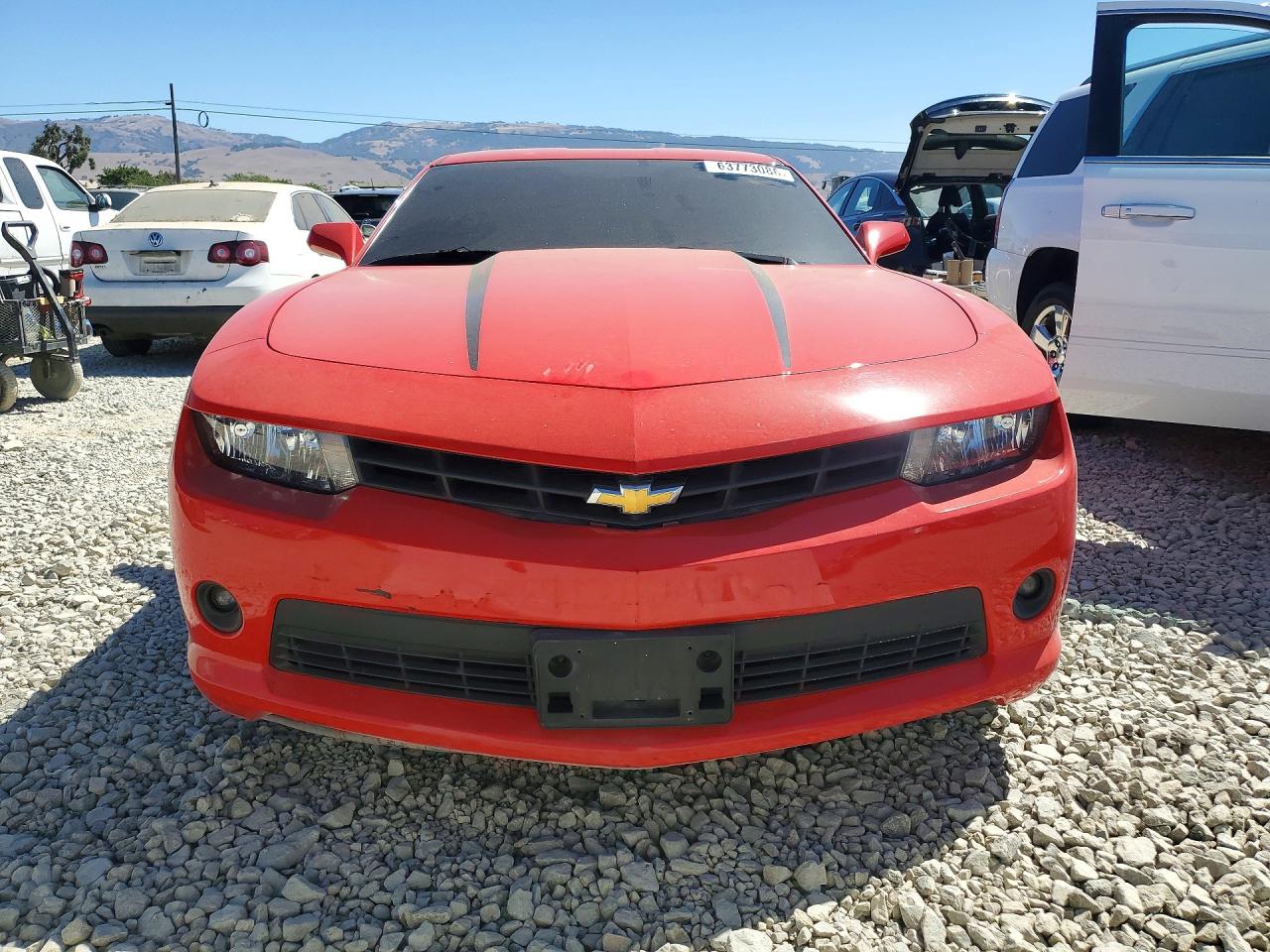 2015 Chevrolet Camaro Ls Red vin: 2G1FB1E37F9244703