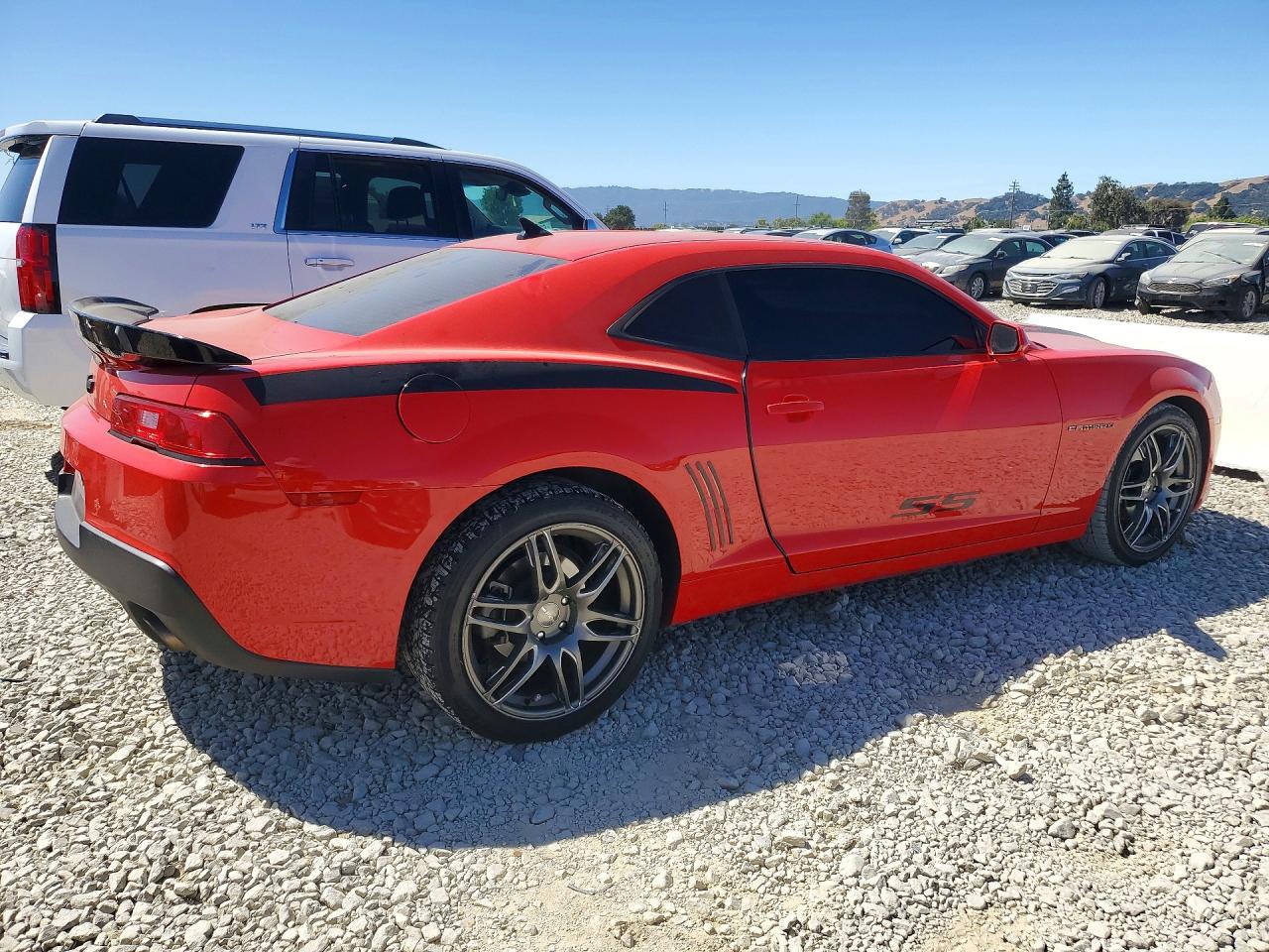2015 Chevrolet Camaro Ls Red vin: 2G1FB1E37F9244703