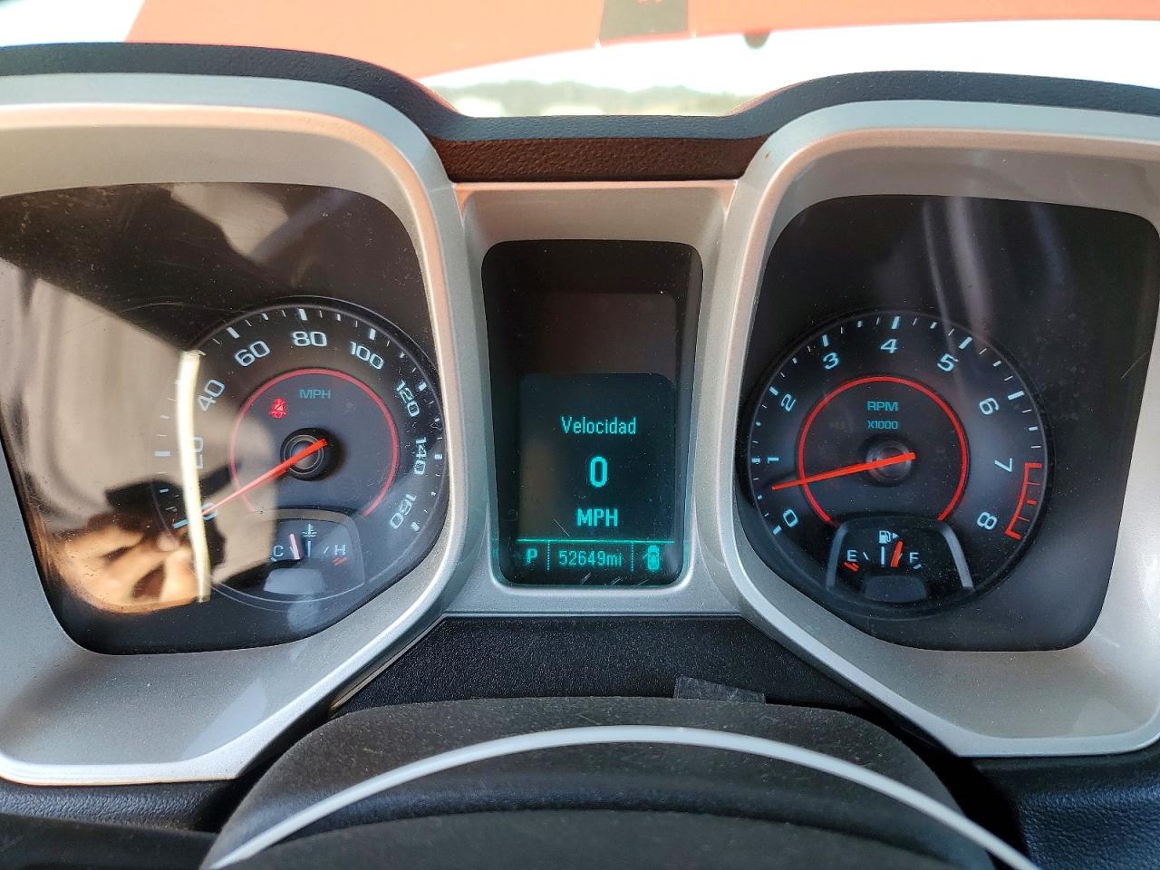 2015 Chevrolet Camaro Ls Red vin: 2G1FB1E37F9244703