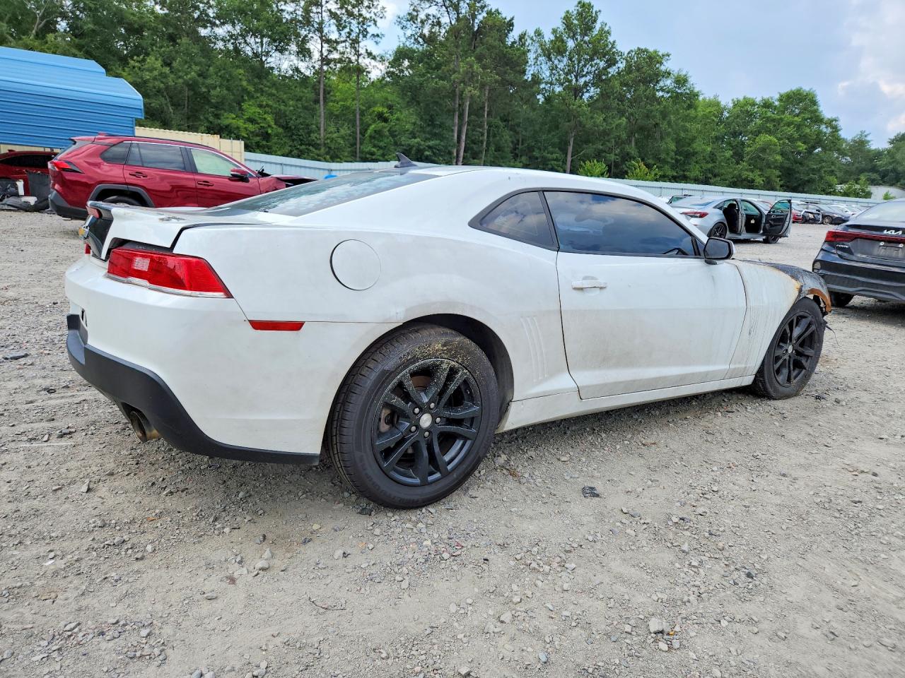 2015 Chevrolet Camaro Ls White vin: 2G1FB1E37F9307511
