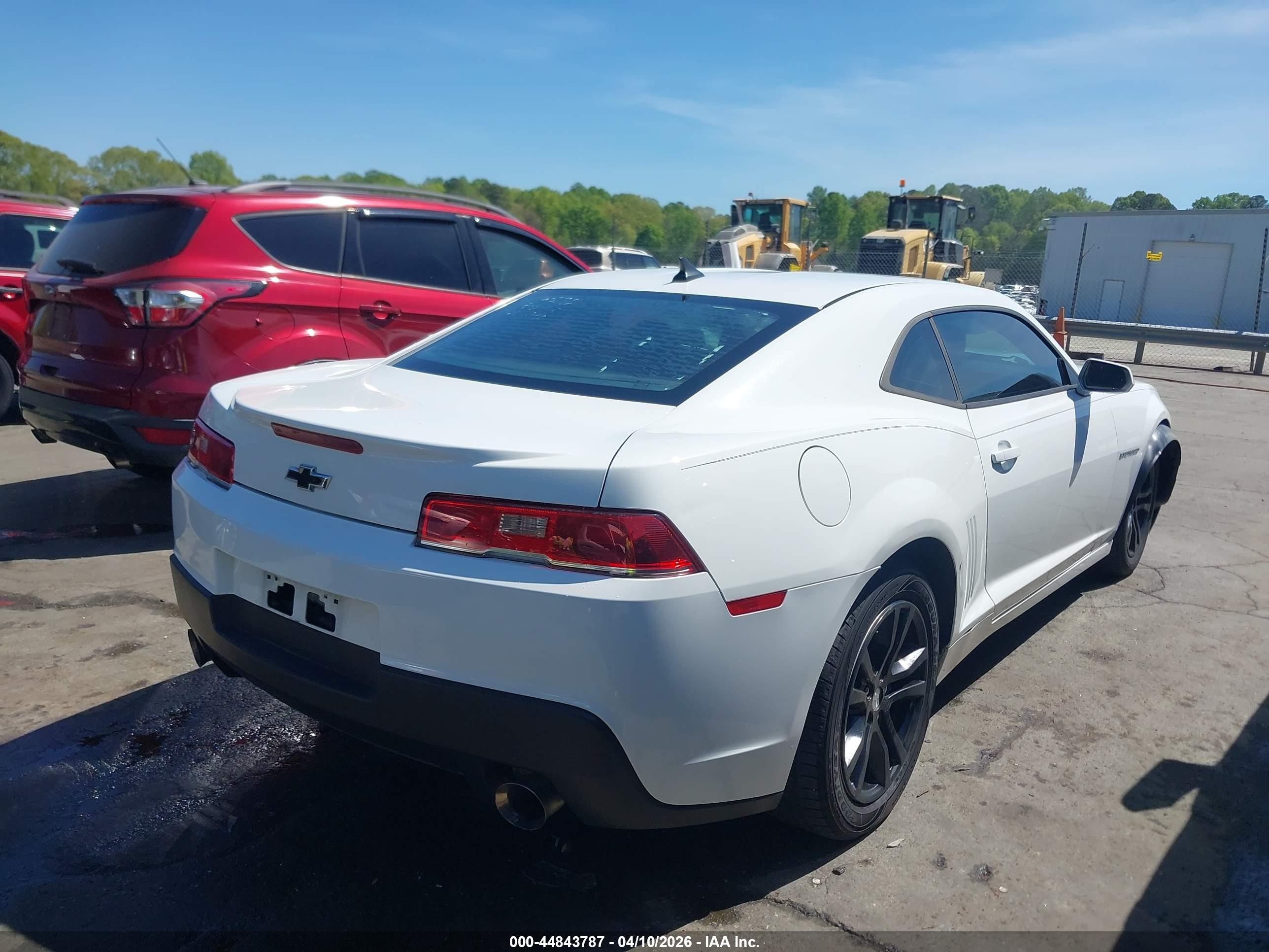 2015 Chevrolet Camaro 2ls White vin: 2G1FB1E37F9311476
