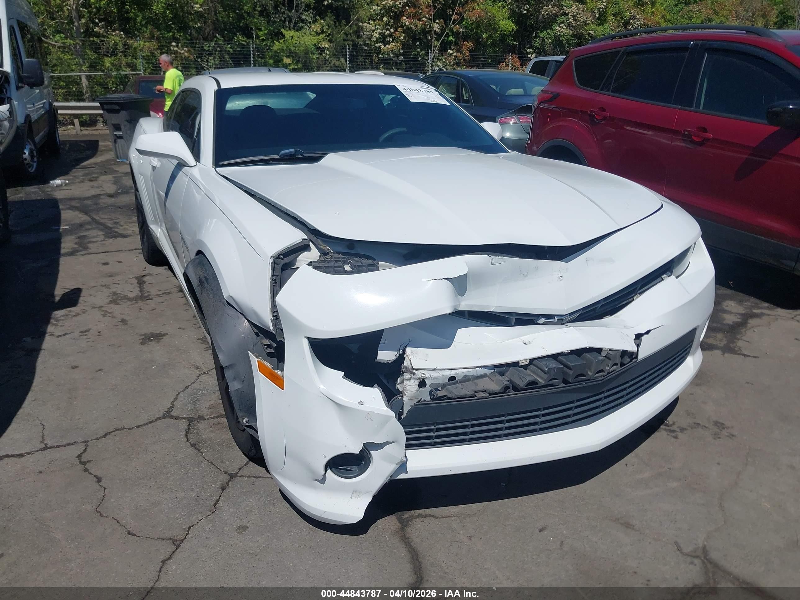 2015 Chevrolet Camaro 2ls White vin: 2G1FB1E37F9311476