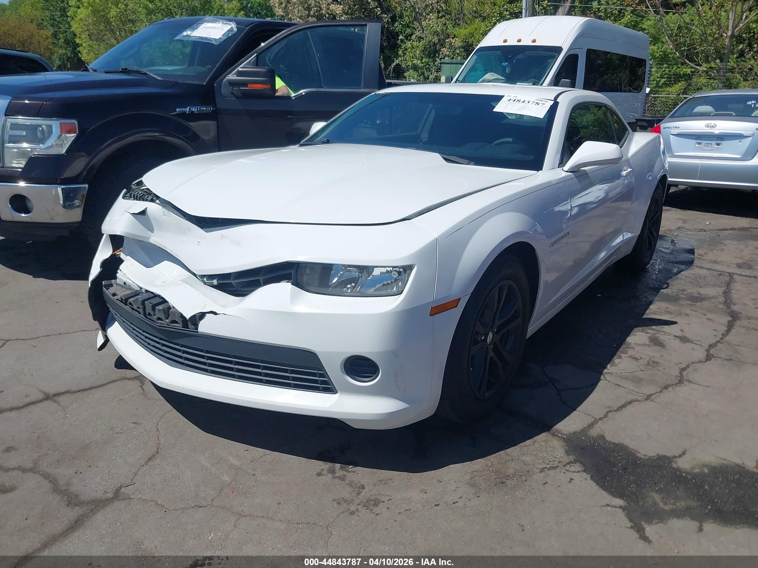 2015 Chevrolet Camaro 2ls White vin: 2G1FB1E37F9311476