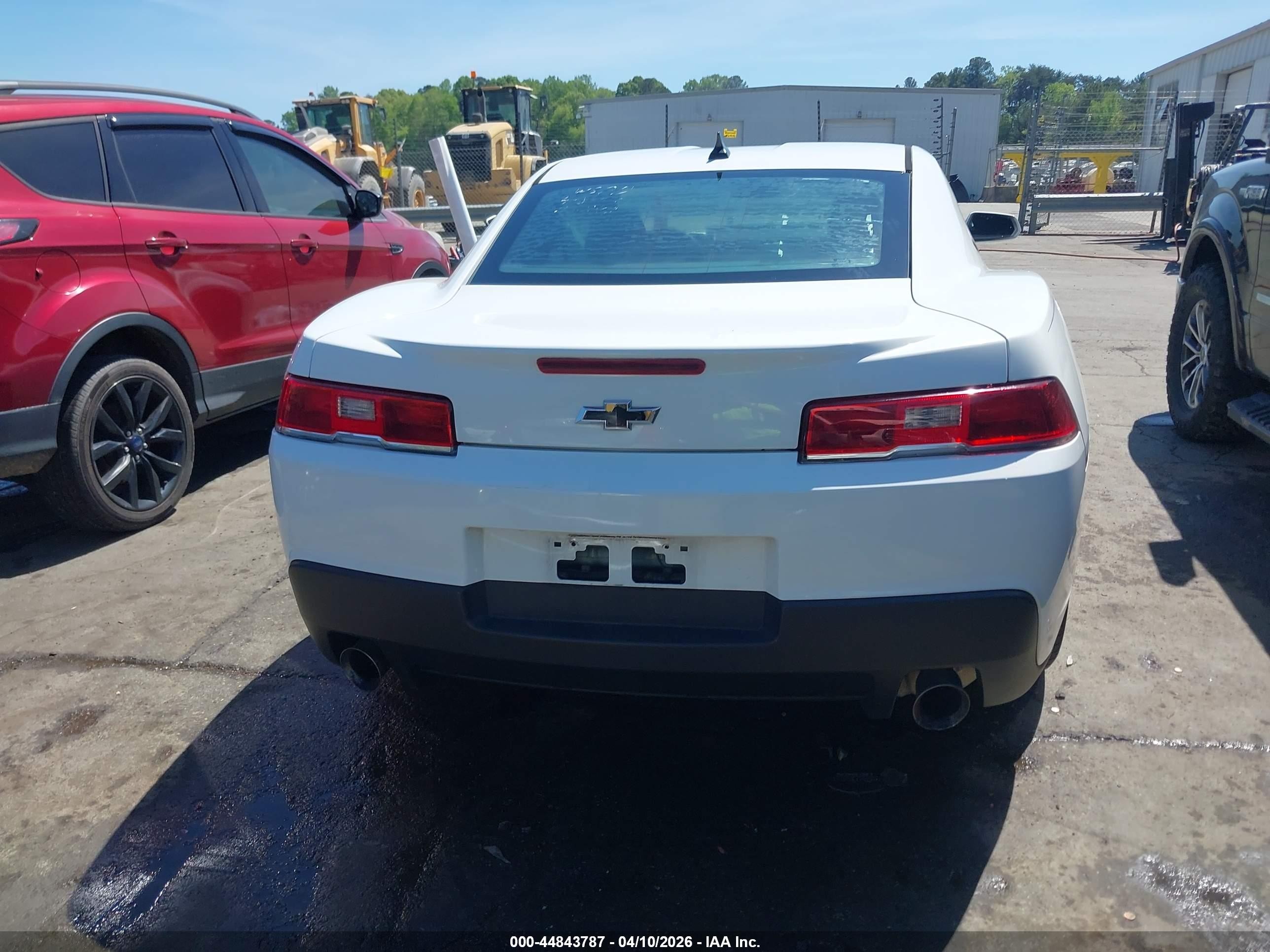 2015 Chevrolet Camaro 2ls White vin: 2G1FB1E37F9311476