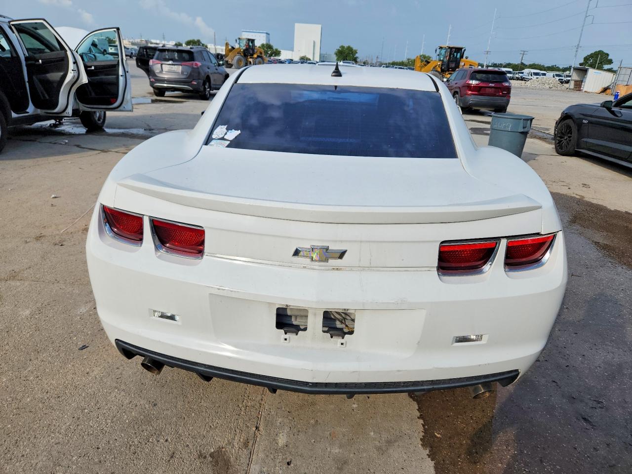 2012 Chevrolet Camaro Lt White vin: 2G1FB1E38C9105630