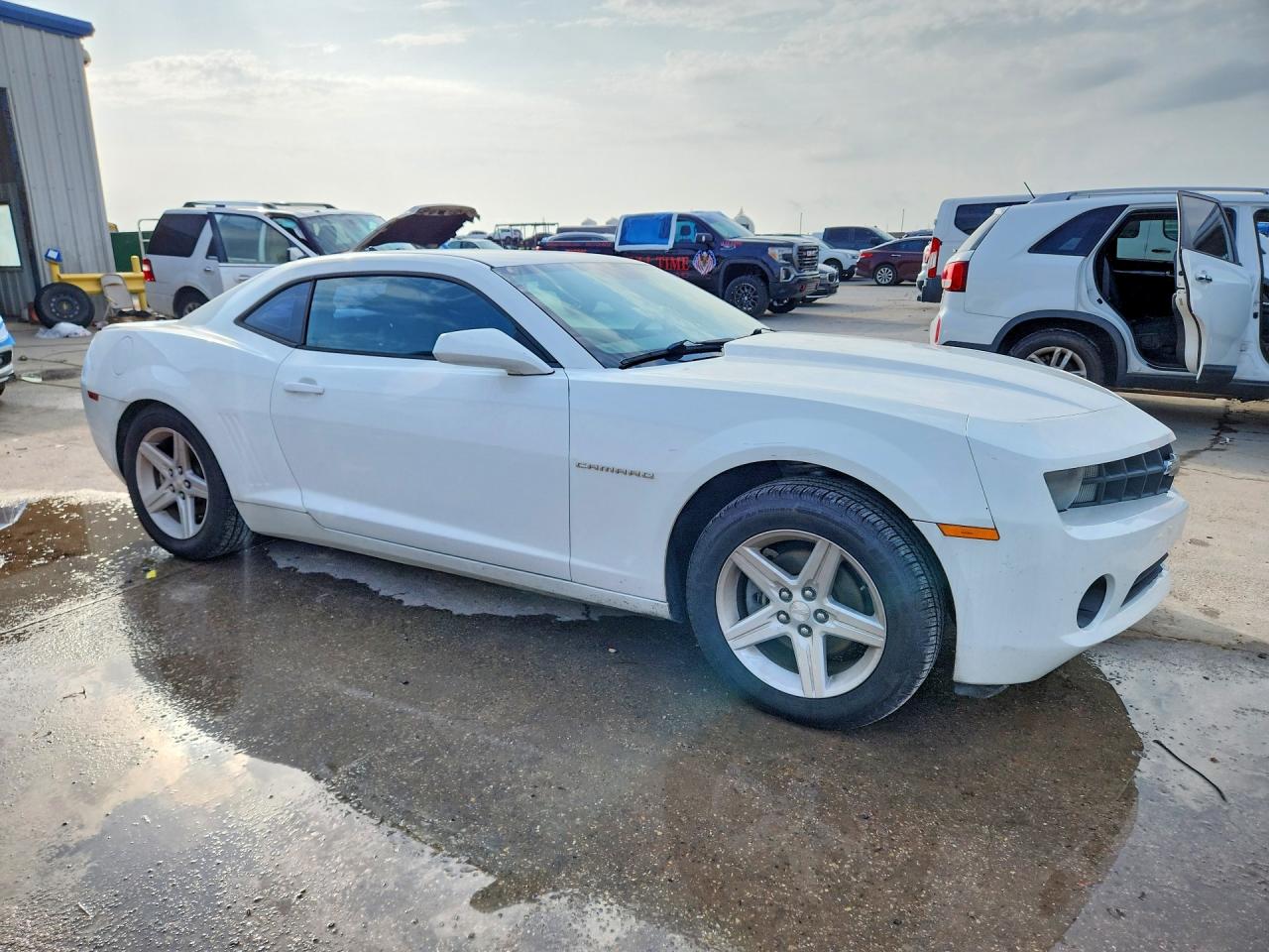 2012 Chevrolet Camaro Lt White vin: 2G1FB1E38C9105630