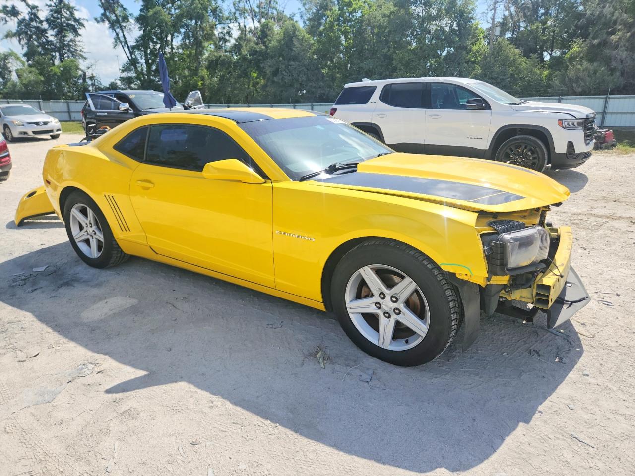 2012 Chevrolet Camaro Lt Yellow vin: 2G1FB1E38C9123724