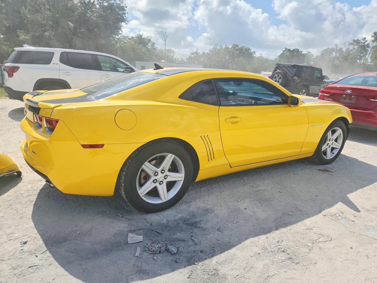 2012 Chevrolet Camaro Lt Yellow vin: 2G1FB1E38C9123724