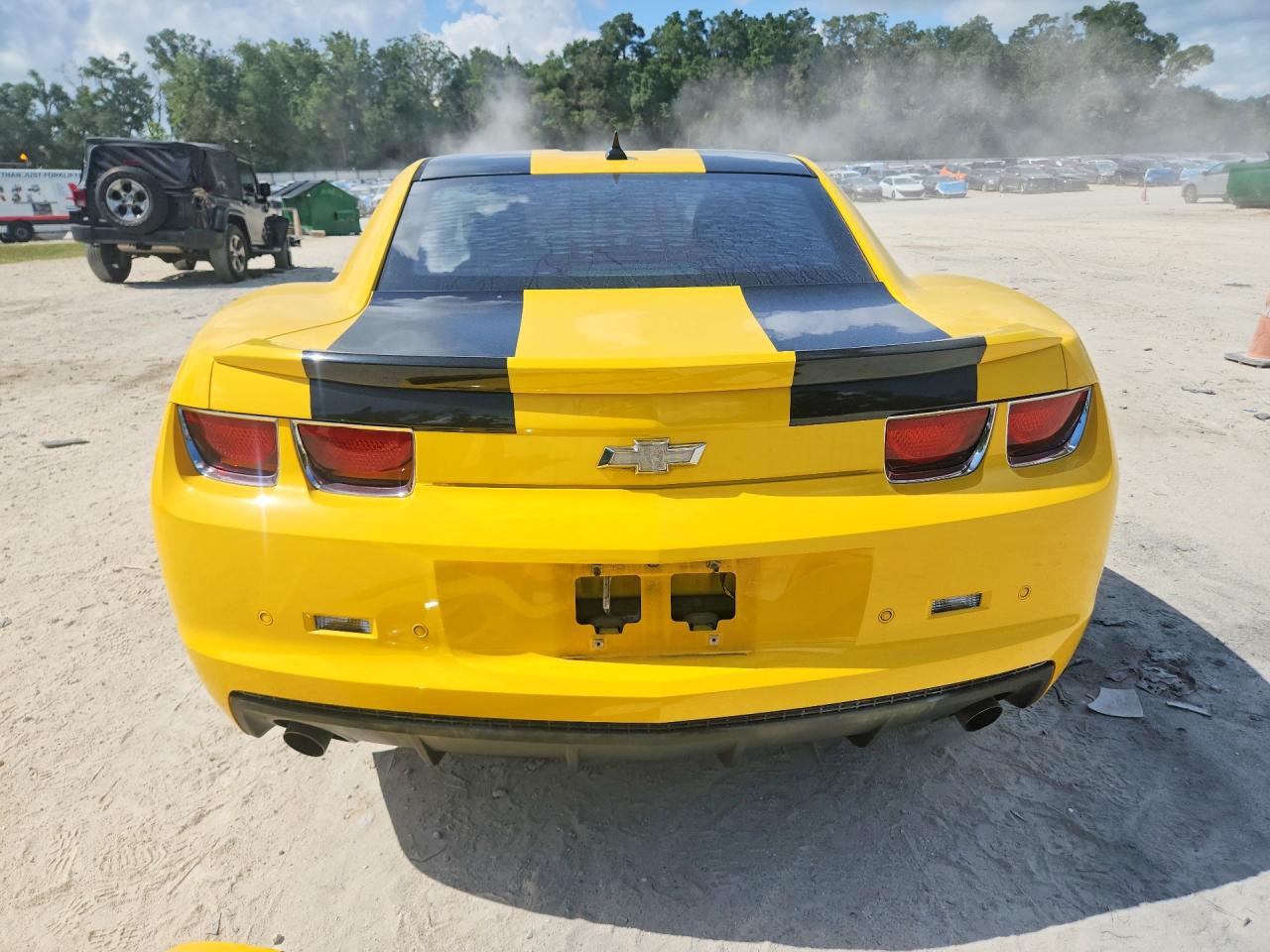 2012 Chevrolet Camaro Lt Yellow vin: 2G1FB1E38C9123724