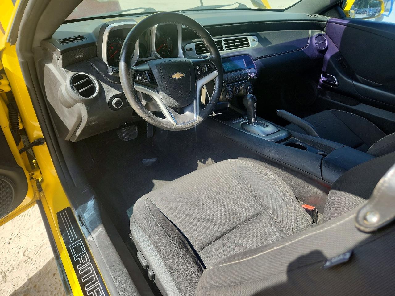 2012 Chevrolet Camaro Lt Yellow vin: 2G1FB1E38C9123724