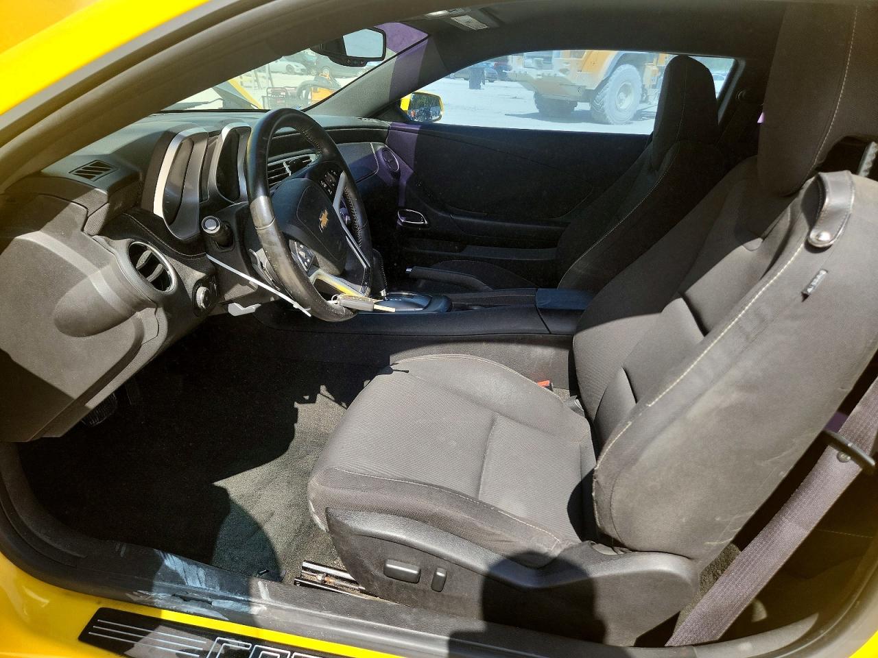 2012 Chevrolet Camaro Lt Yellow vin: 2G1FB1E38C9123724