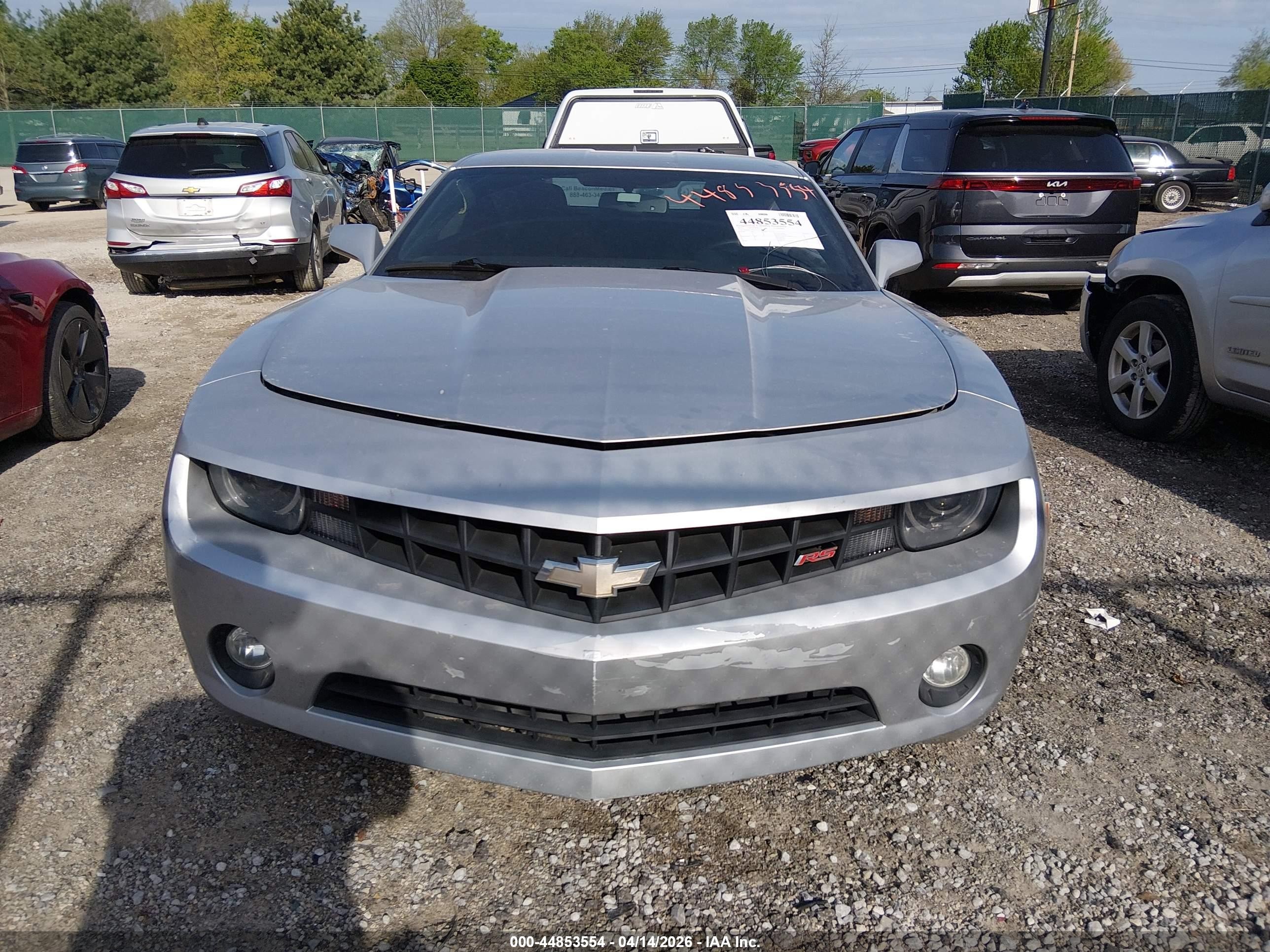 2012 Chevrolet Camaro 1lt Silver vin: 2G1FB1E38C9176147