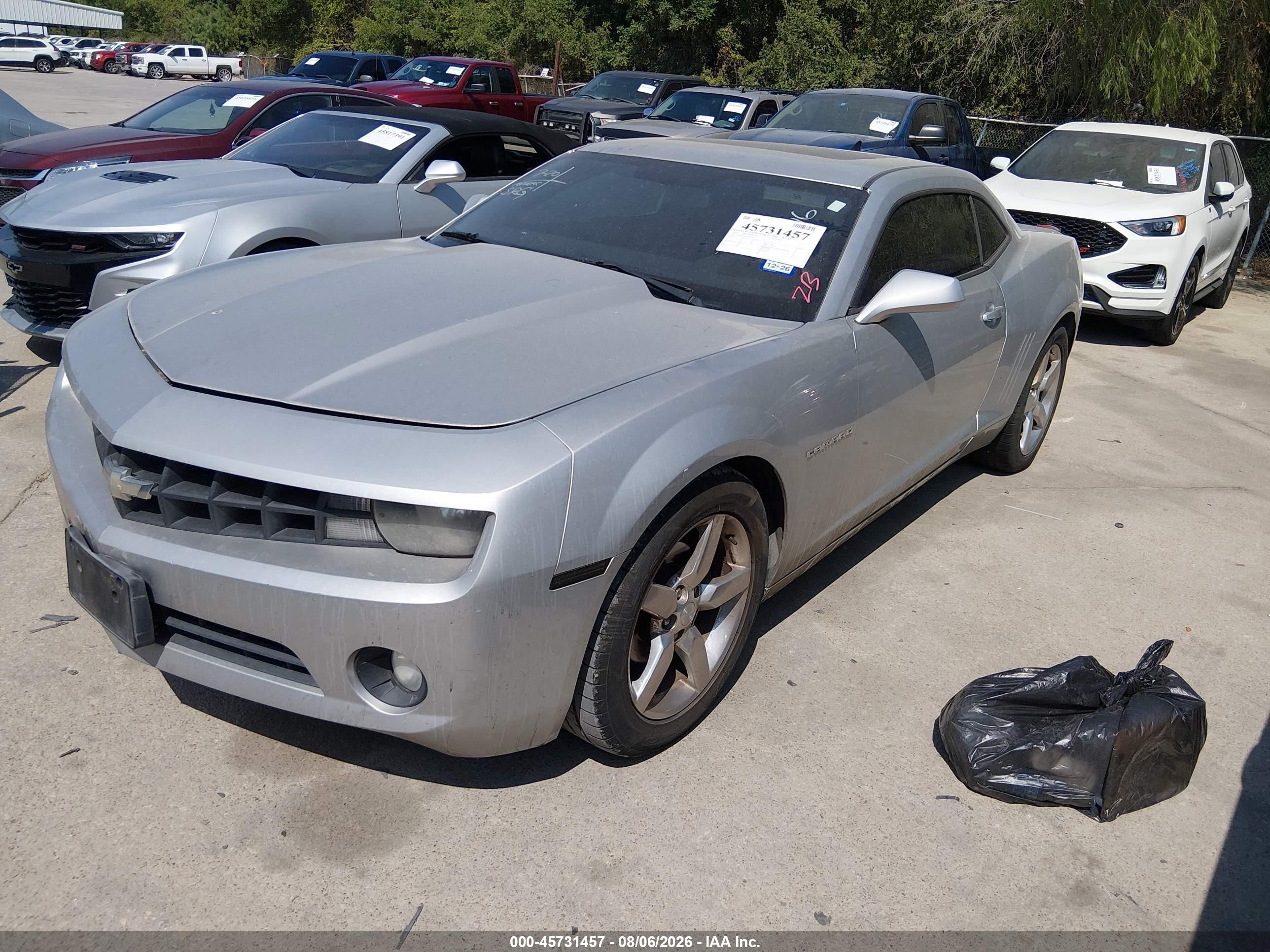 2012 Chevrolet Camaro 1lt Серый vin: 2G1FB1E38C9203816