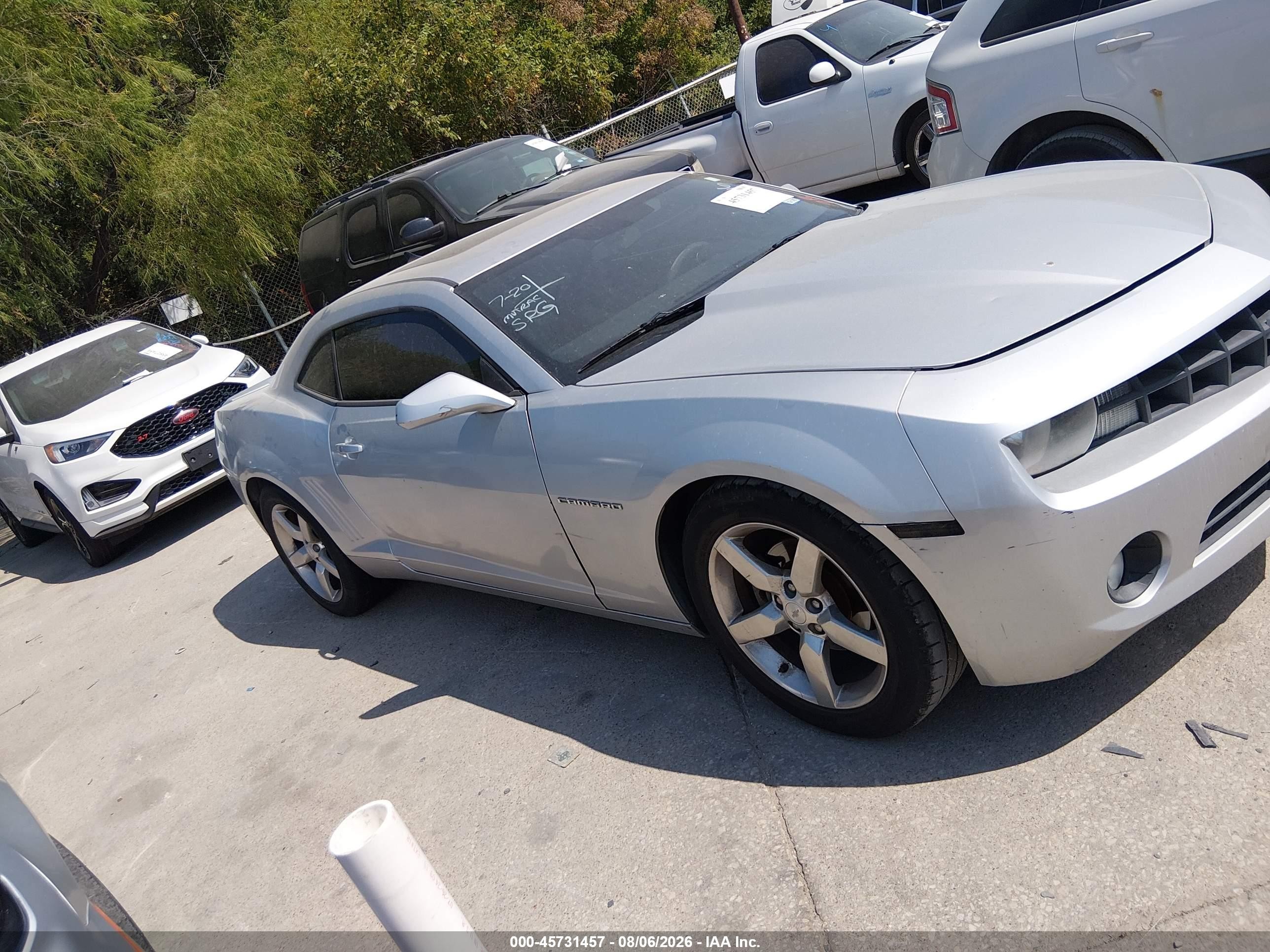 2012 Chevrolet Camaro 1lt Серый vin: 2G1FB1E38C9203816