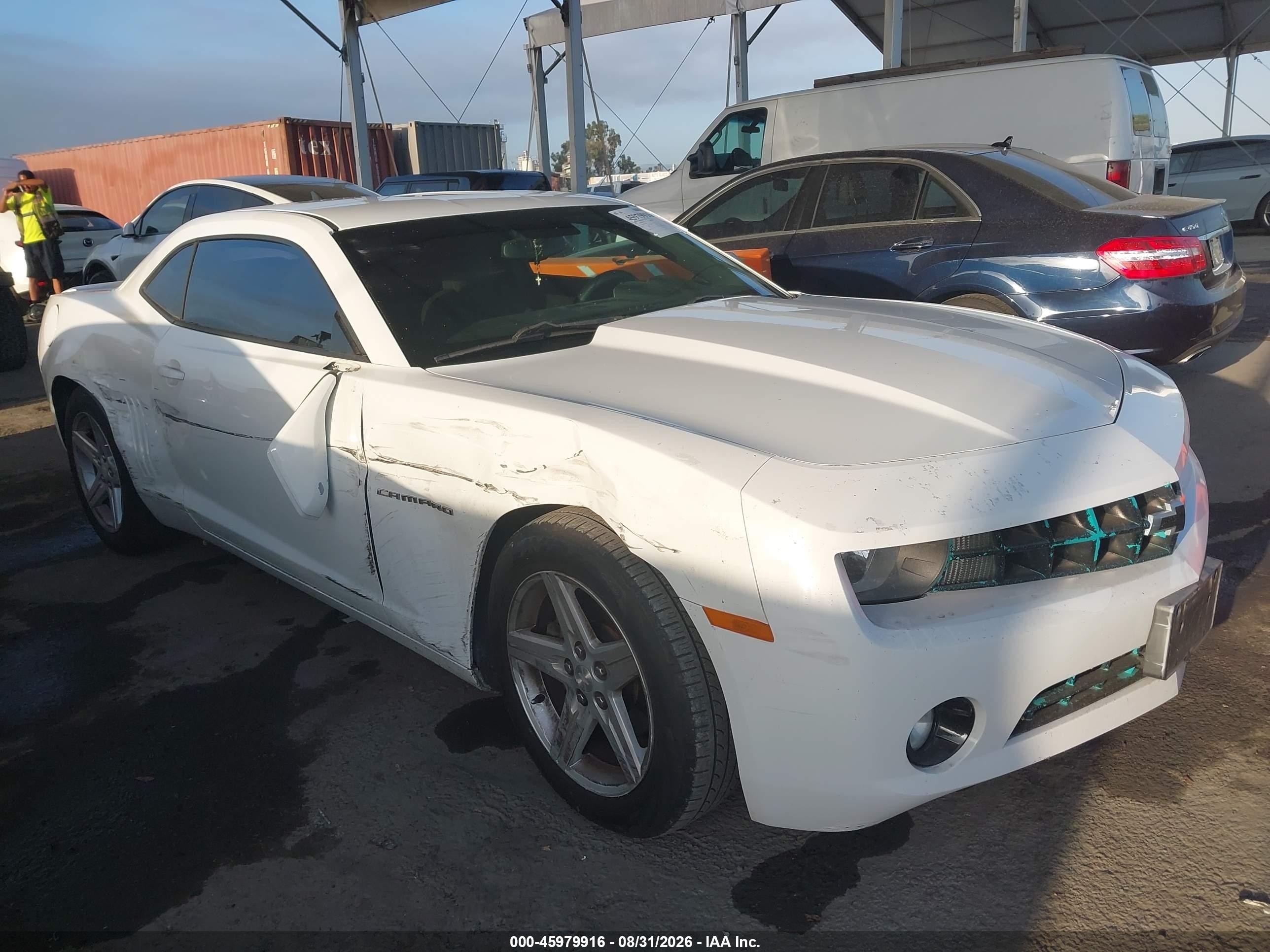 2012 Chevrolet Camaro 1lt White vin: 2G1FB1E38C9211818