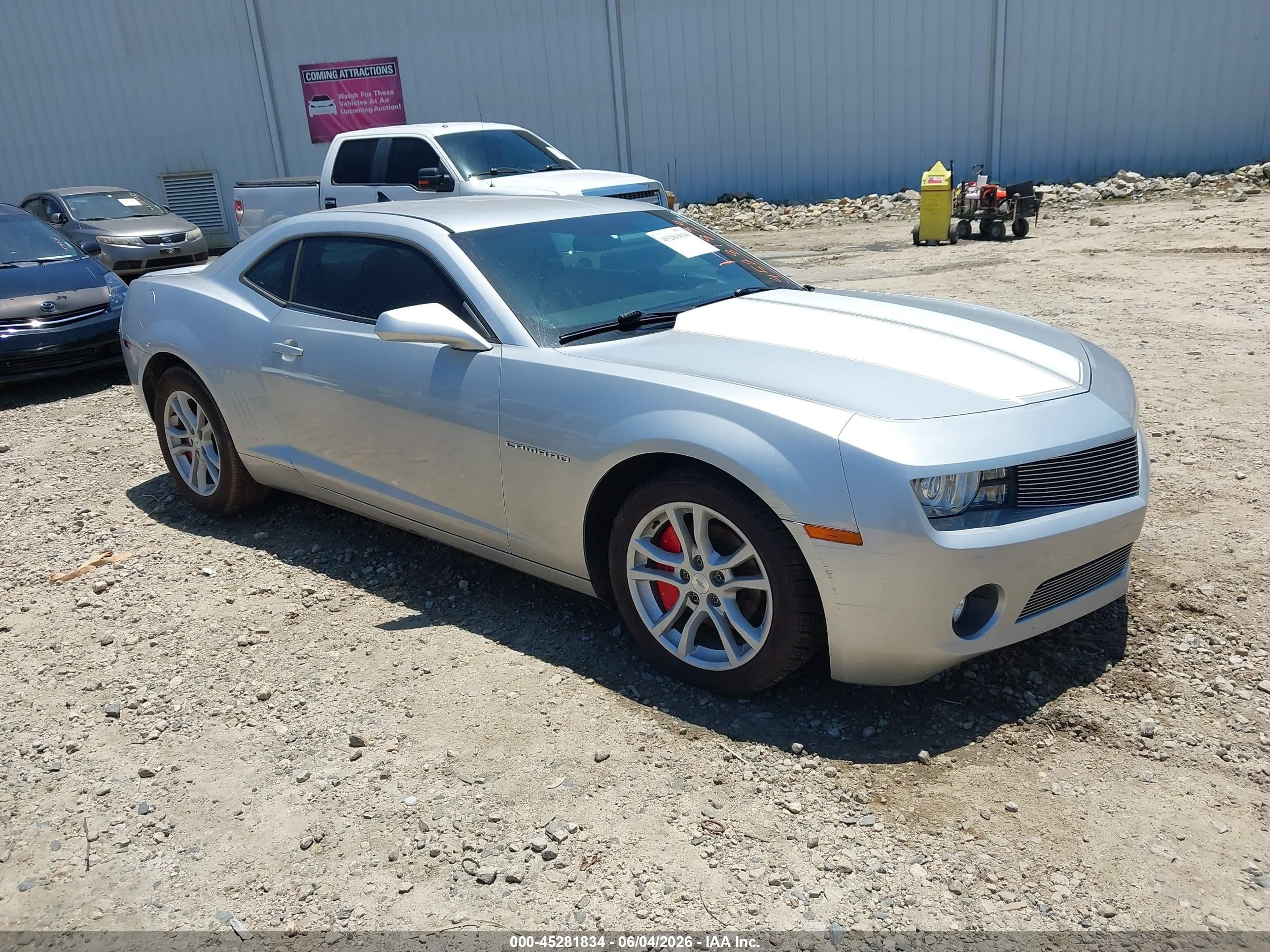 2013 Chevrolet Camaro 1lt Silver vin: 2G1FB1E38D9113261