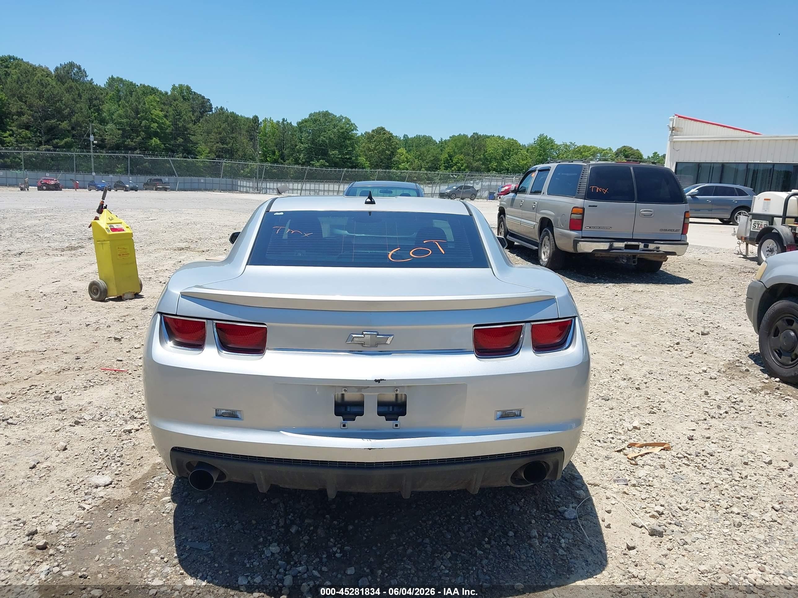 2013 Chevrolet Camaro 1lt Silver vin: 2G1FB1E38D9113261