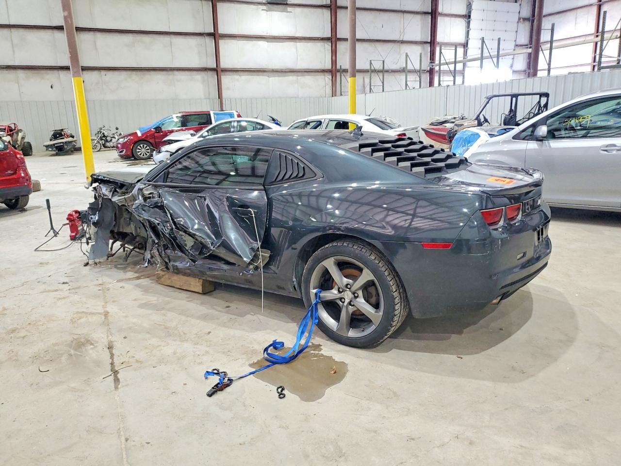 2013 Chevrolet Camaro Lt Charcoal vin: 2G1FB1E38D9141724