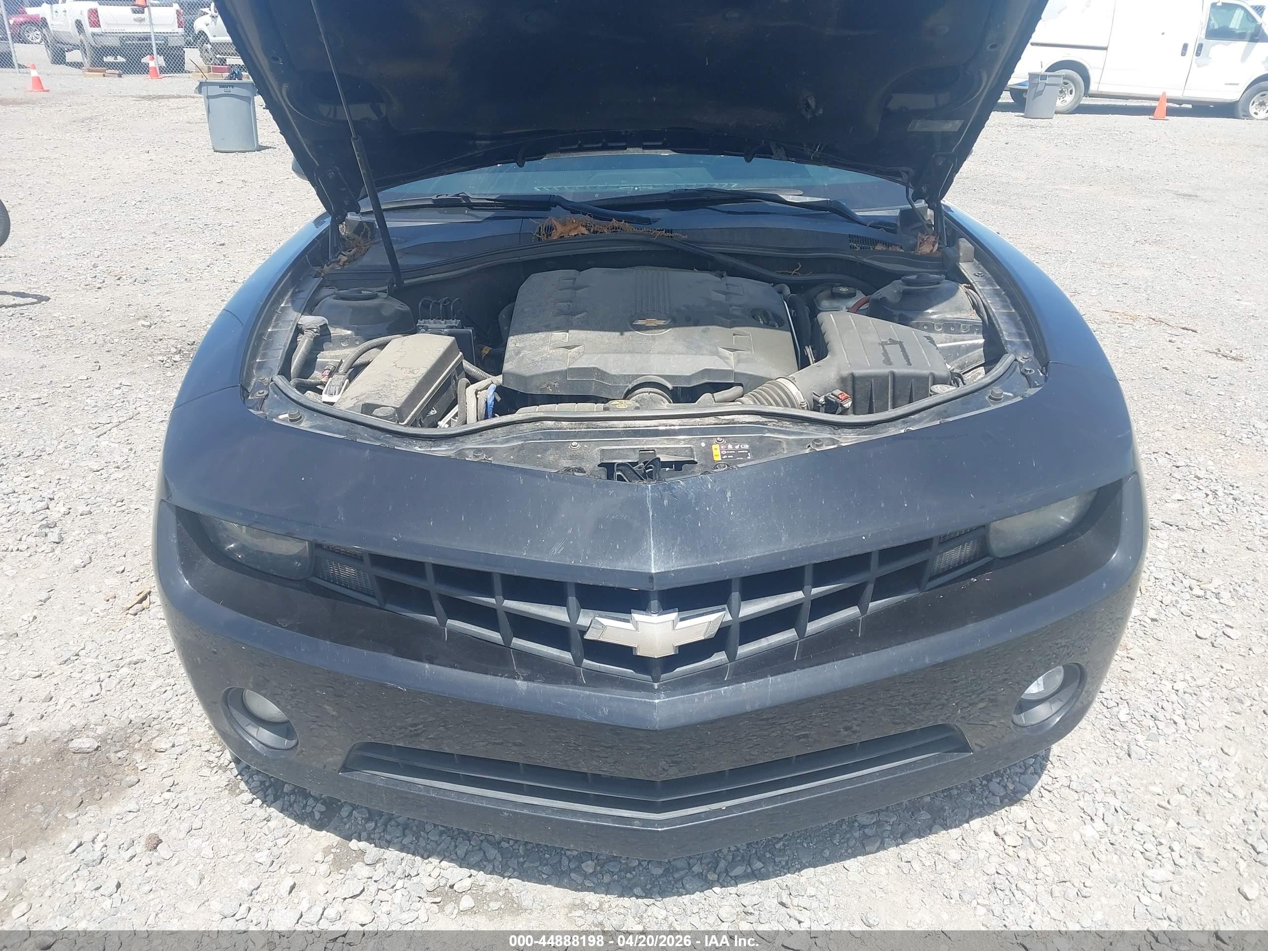 2013 Chevrolet Camaro 1lt Black vin: 2G1FB1E38D9182659