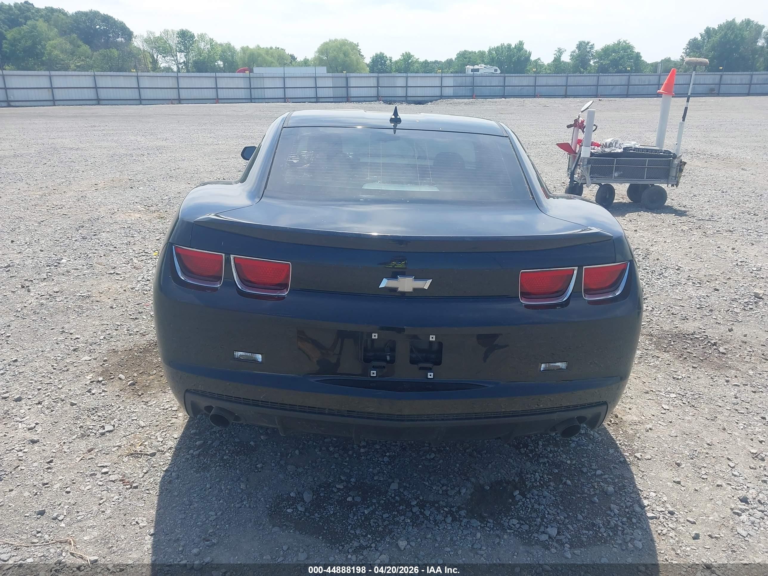 2013 Chevrolet Camaro 1lt Black vin: 2G1FB1E38D9182659